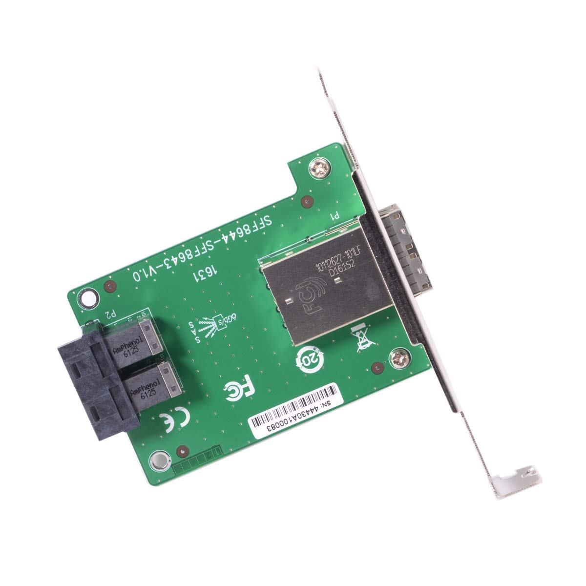 Chenyang Mini Sas 2 Sff 8644 To 2 Sff 8643 Hd Data Server Converter Adapter With Bracket