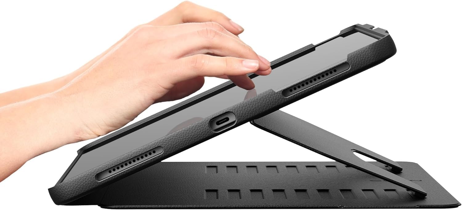 Zugu Case For Ipad Air 13 Inch (M2) 2024/12.9 Inch (3Rd/4Th Gen), Slim Protective Cover With Apple Pencil Holder, Auto Wake/Sleep, Multiple Viewing Angles (Berry Purple)