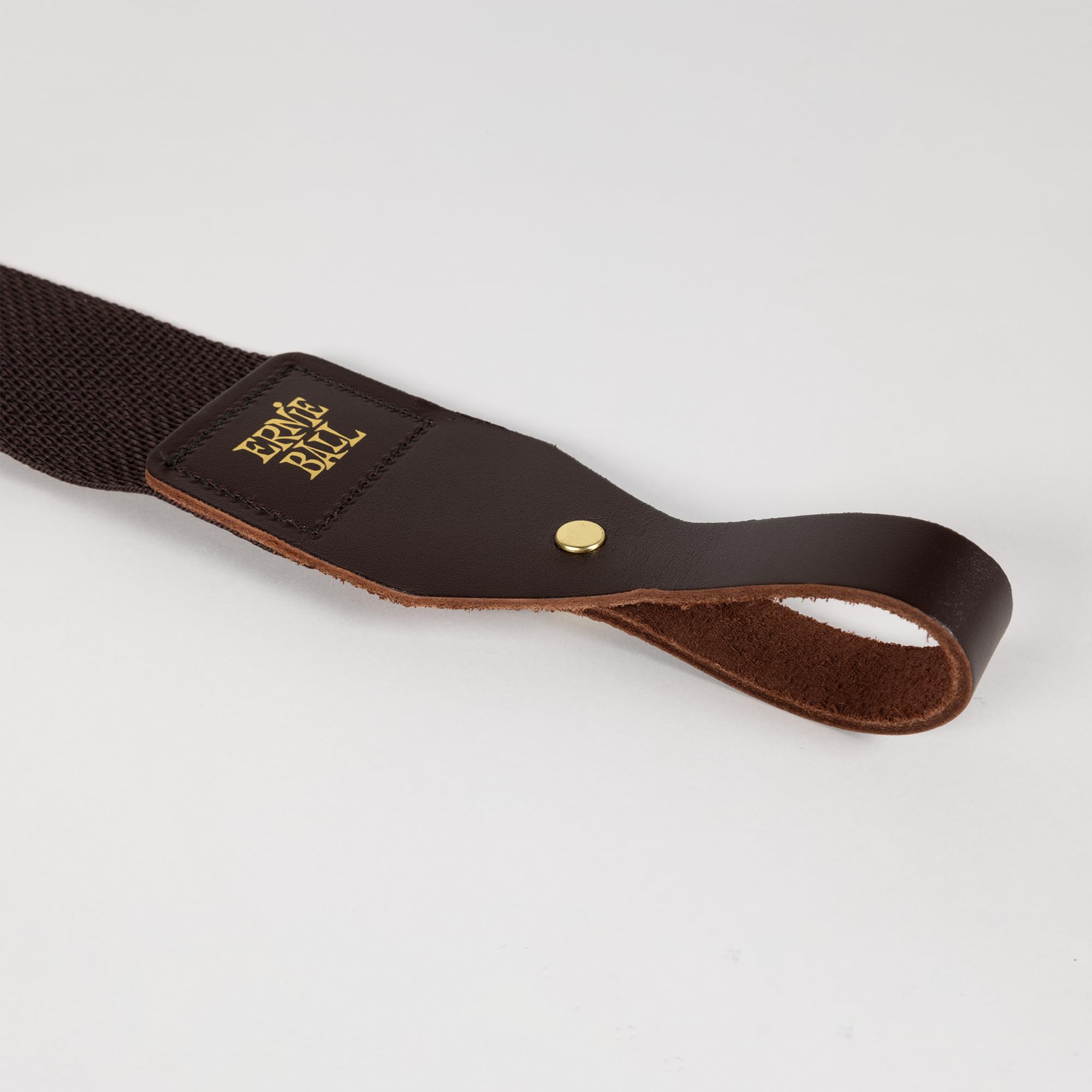 Ernie Ball Polypro Acoustic Guitar Strap   Brown (P05366)