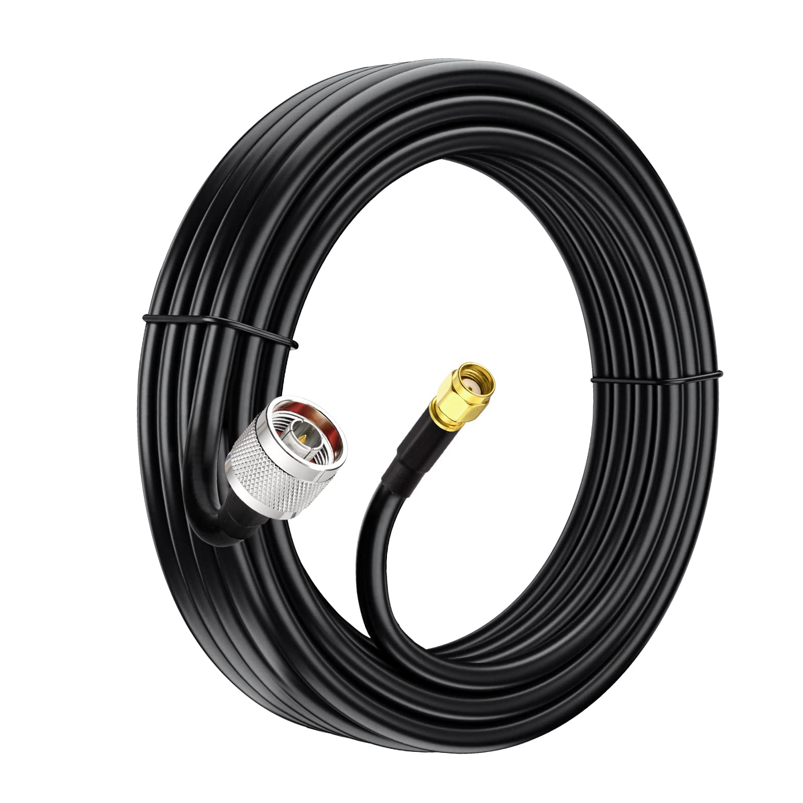 Eightwood N Male To Rp Sma Male Cable Ksr240 Low Loss Extension Cable 10Ft For Outdoor Yagi Wifi Antenna Wifi Router Helium Hots