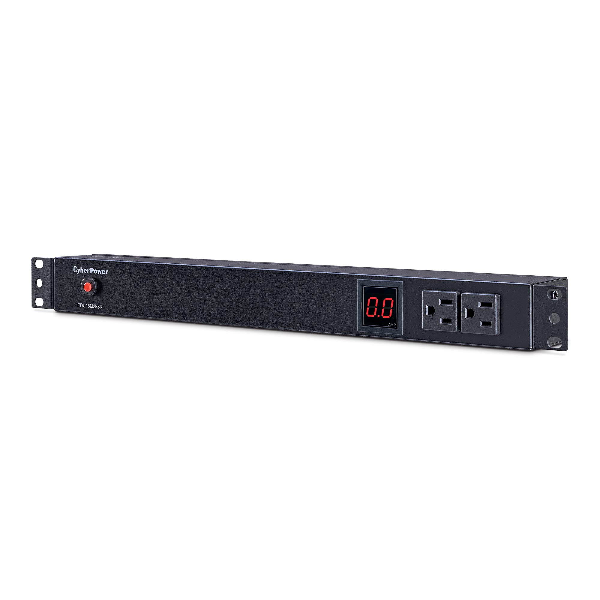 Cyberpower Pdu15M2F8R Metered Pdu, 100 125V/15A, 10 Outlets, 1U Rackmount, Black