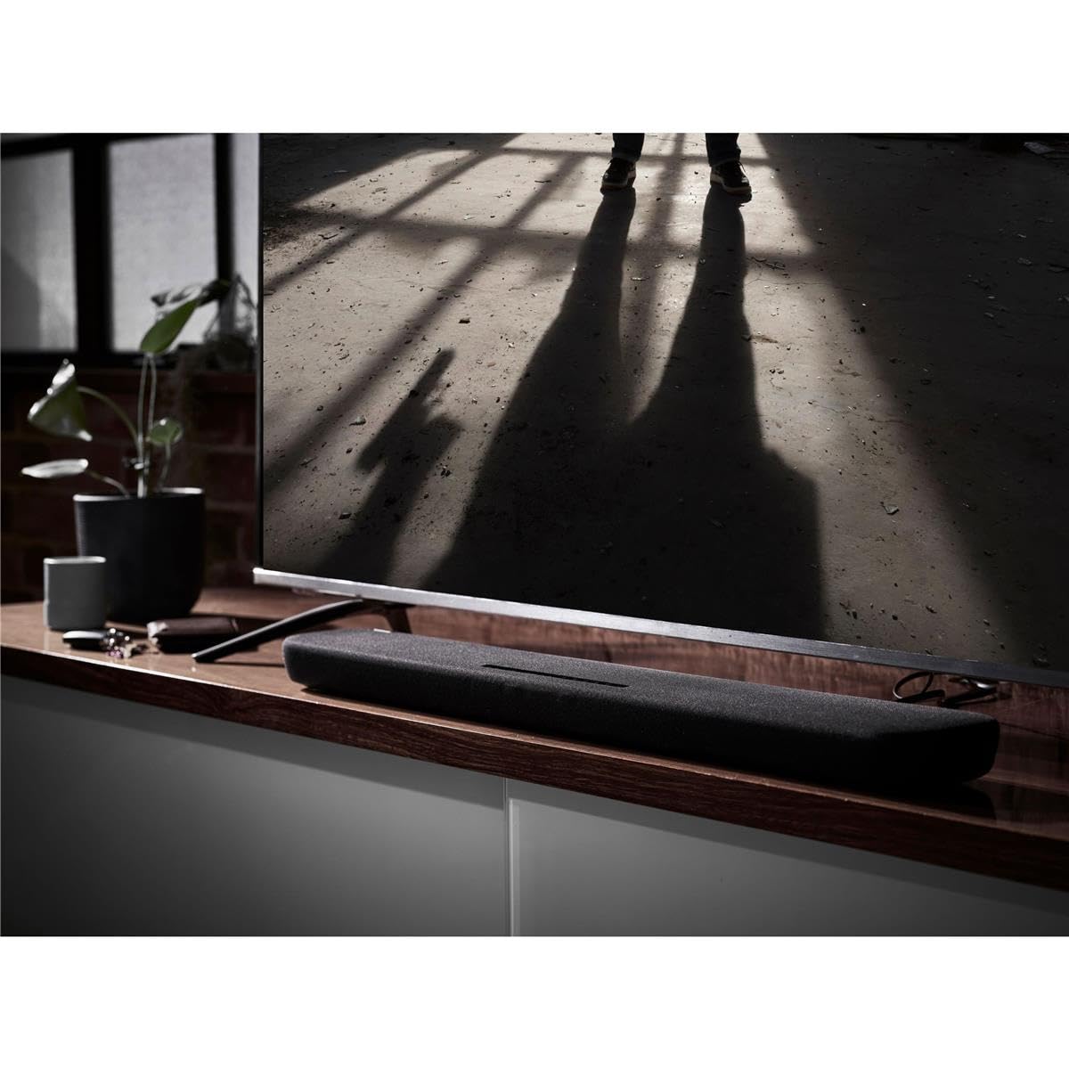 Yamaha Audio Yas 109 Sound Bar With Built In Subwoofers, Bluetooth, And Alexa Voice Control Built In, Black