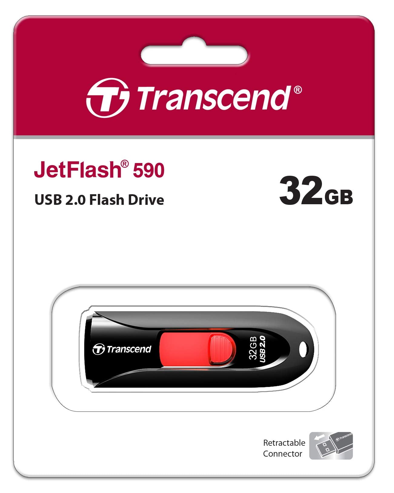 Transcend Jetflash 590K 32Gb Usb 2.0 Flash Drive