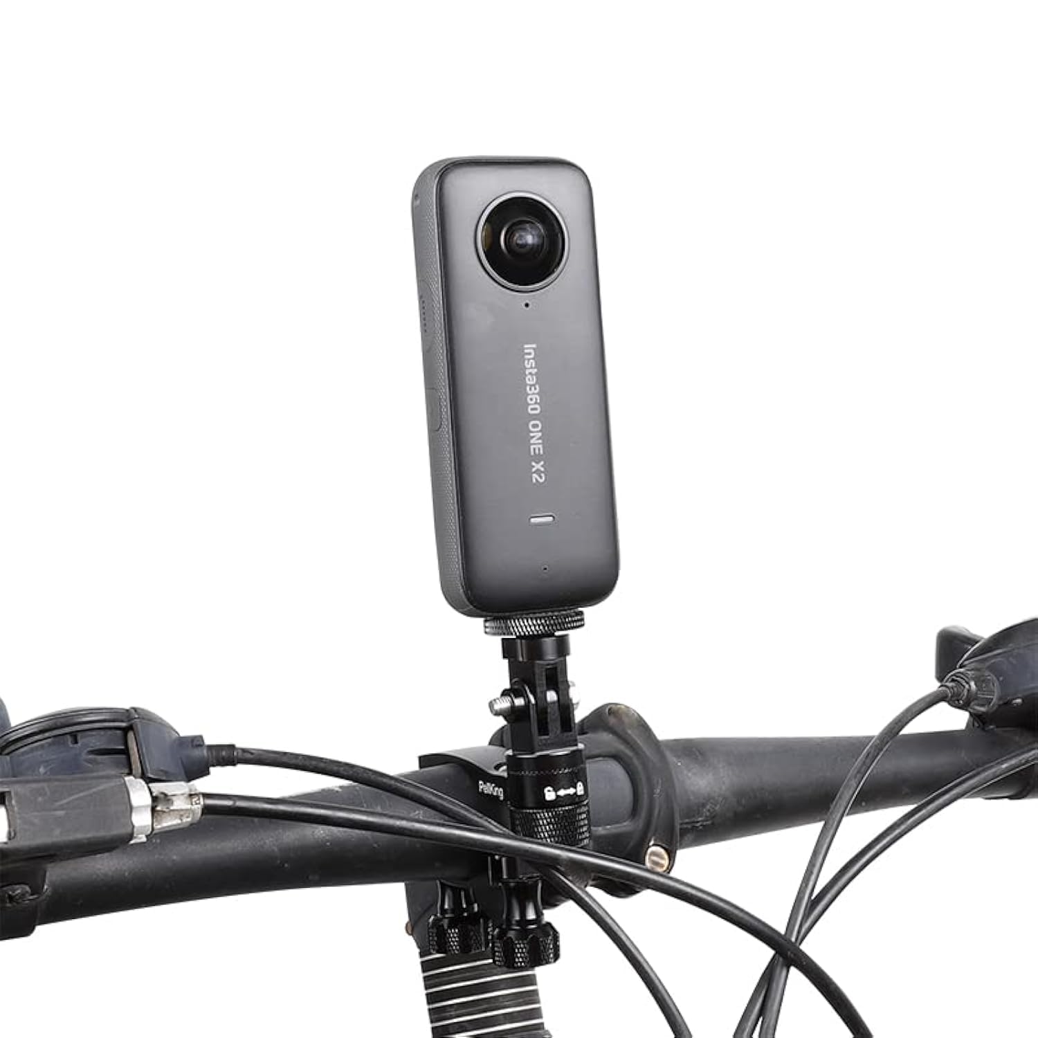 Pellking Bike Handlebars Mount For Insta360 One X4/X3/X2,All Metal Made Bicycle Mount With 360 Rotation Function,Fast Installing Camera Holder Compatible With Insta360 One X/X2