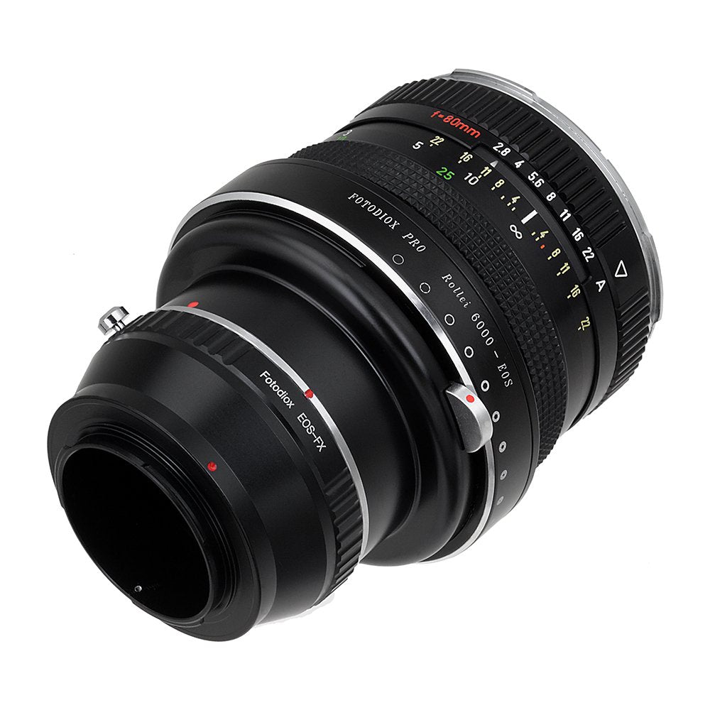 Fotodiox Pro Lens Mount Adapters, Rollei 6000 (Rolleiflex) Series Lenses To Fujifilm X-Series Mirrorless Camera Adapter - Fits X