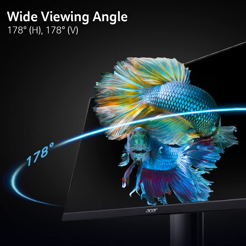 Acer Kc242Y Hbi 23.8'' Full Hd (1920 X 1080) Zero Frame Gaming Office Monitor | Amd Freesync Technology | 100Hz | 1Ms (Vrb) | Lo