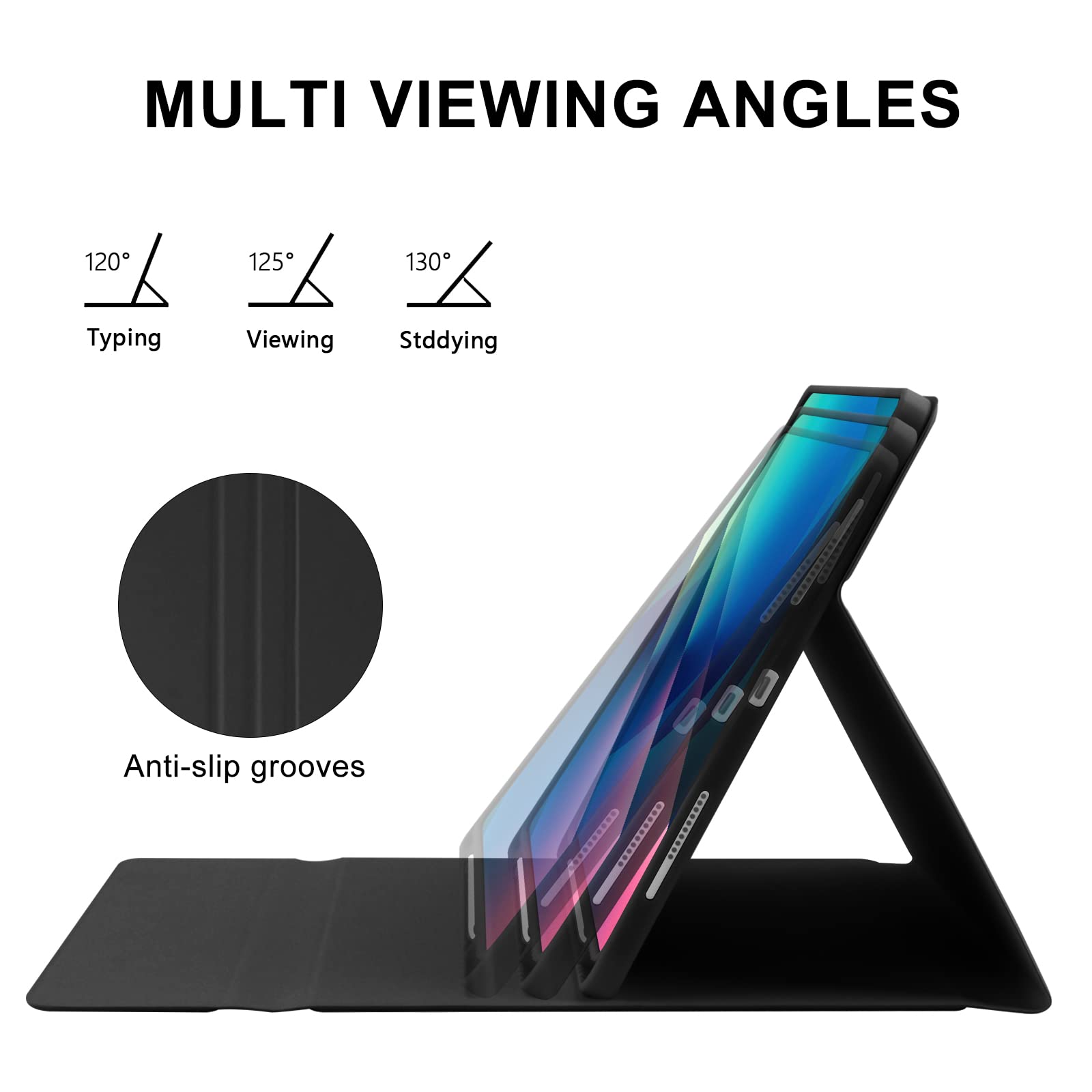 Taiyang For Ipad Air 13 Inch M2 (2024) Case With Keyboard, Keyboard Case For Ipad Pro 12.9 6Th Generation 2022, Detachable Wirel