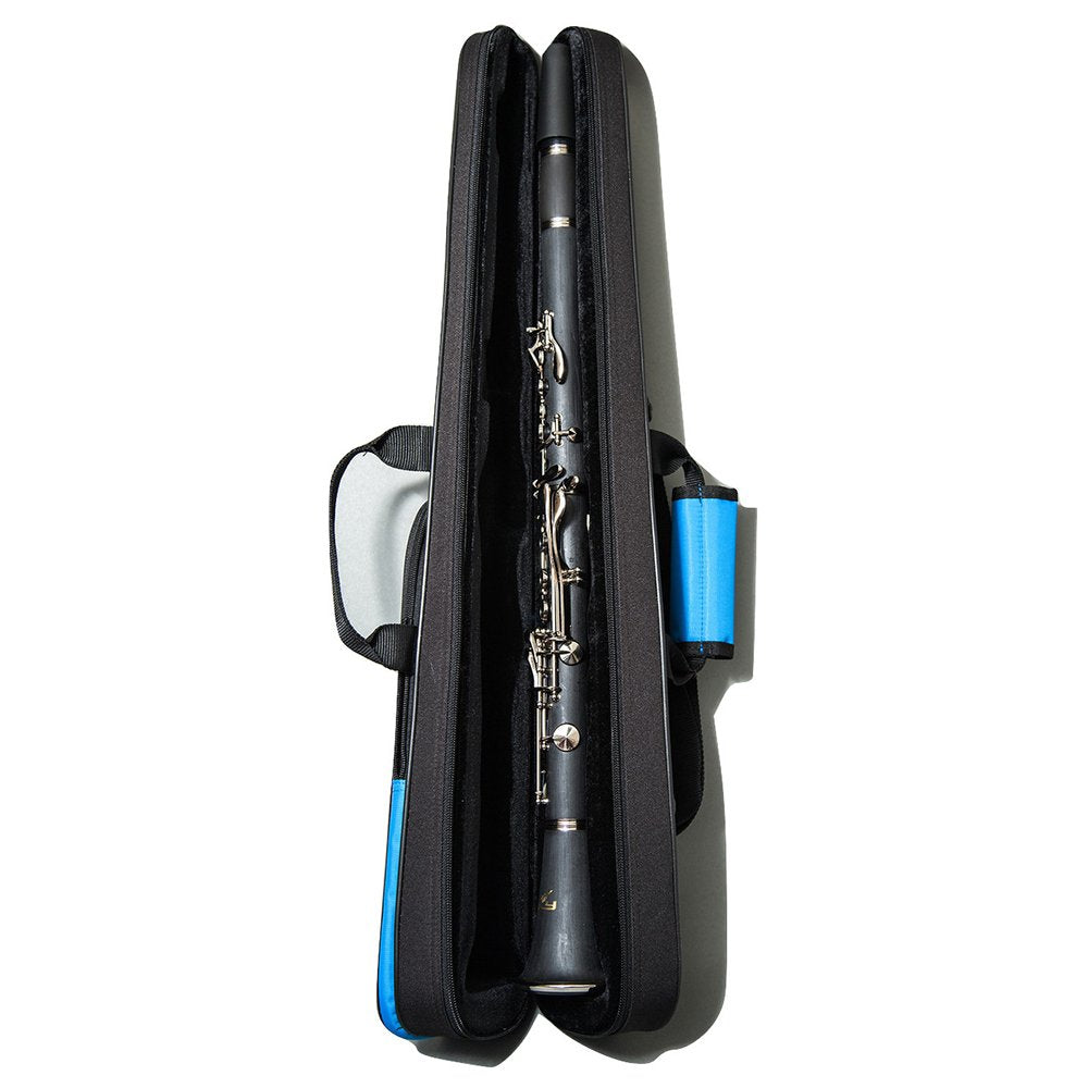 Paititi Model One Piece Bb Clarinet Case With Exterior Pocket Handler And Back Strap