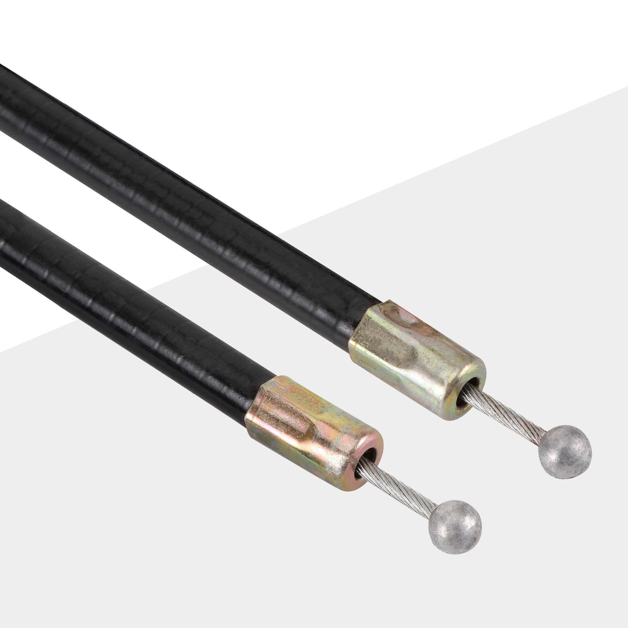 Goofit 50.5 Inch Front Drum Brake Cable Set For 200Cc 250Cc Breeze Yfa1 Moto 4 Ymf80 Water Cooled Atv (2 Pcs/Set)