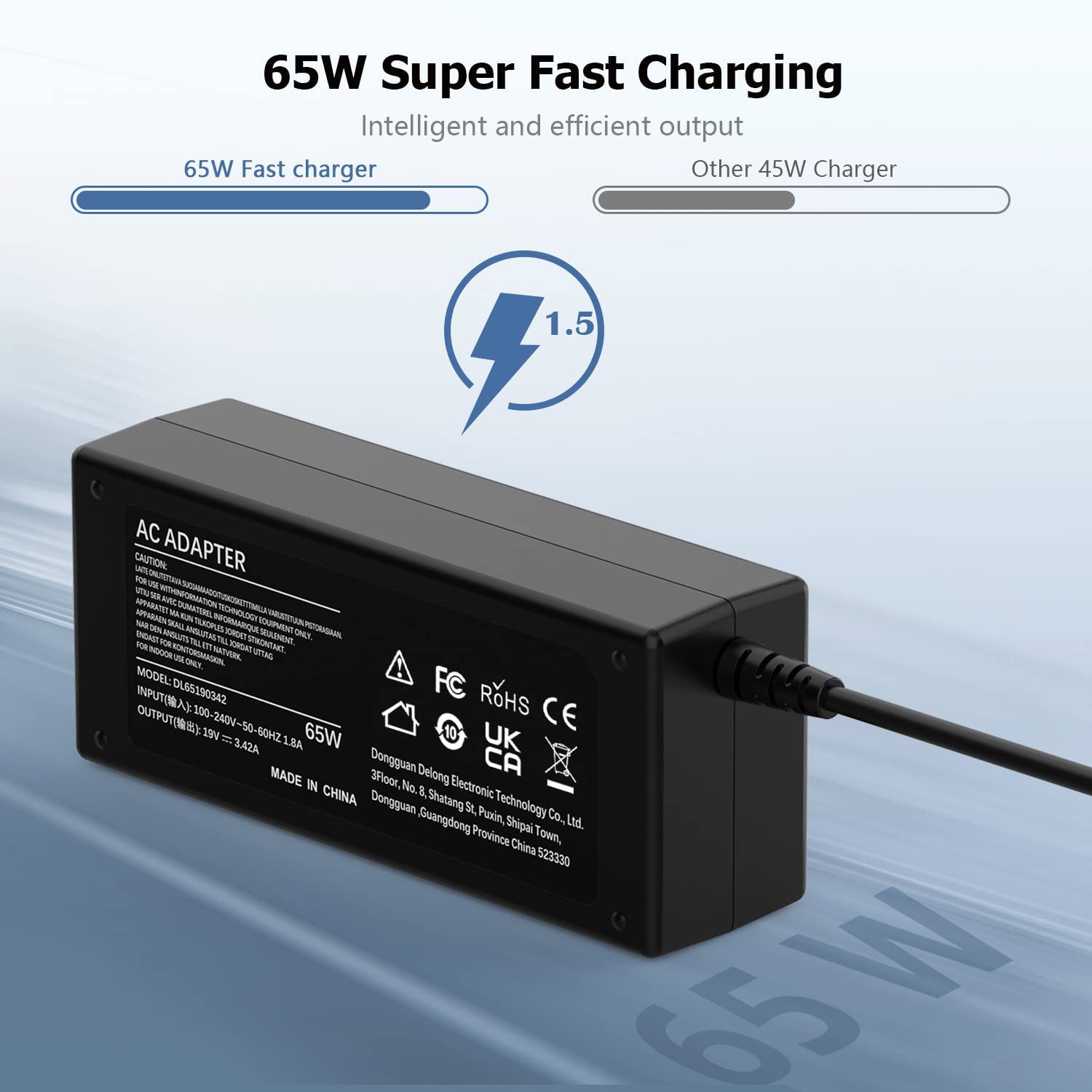 Chromebook Chargers Laptop For Acer Cb3 Cb5 11 13 14 15 R11 N16P1 A13 045N2A N15Q9 C738T N15Q8 Cb3 532 Cb3 431 Pa 1450 26 Spin 1 3 5 Serises Ac Adapter Power Supply Cord 19V 3.42A