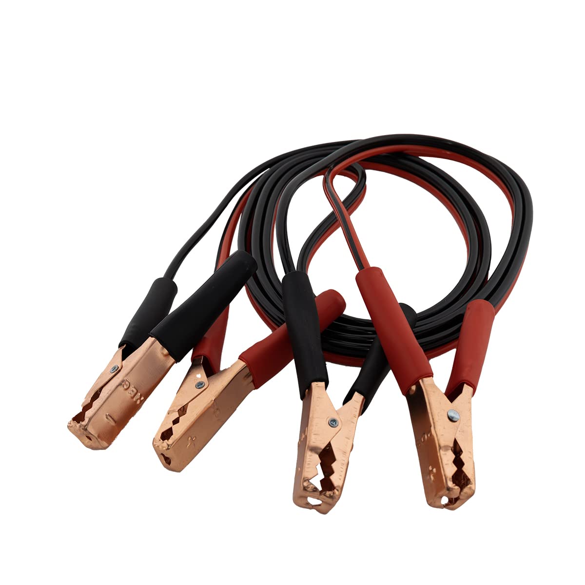 Roadpro 10 Gauge 12 Foot Jumper And Booster Cables  Rp04852 High Tension Springs And Reliable Connection For Jumping Cables And