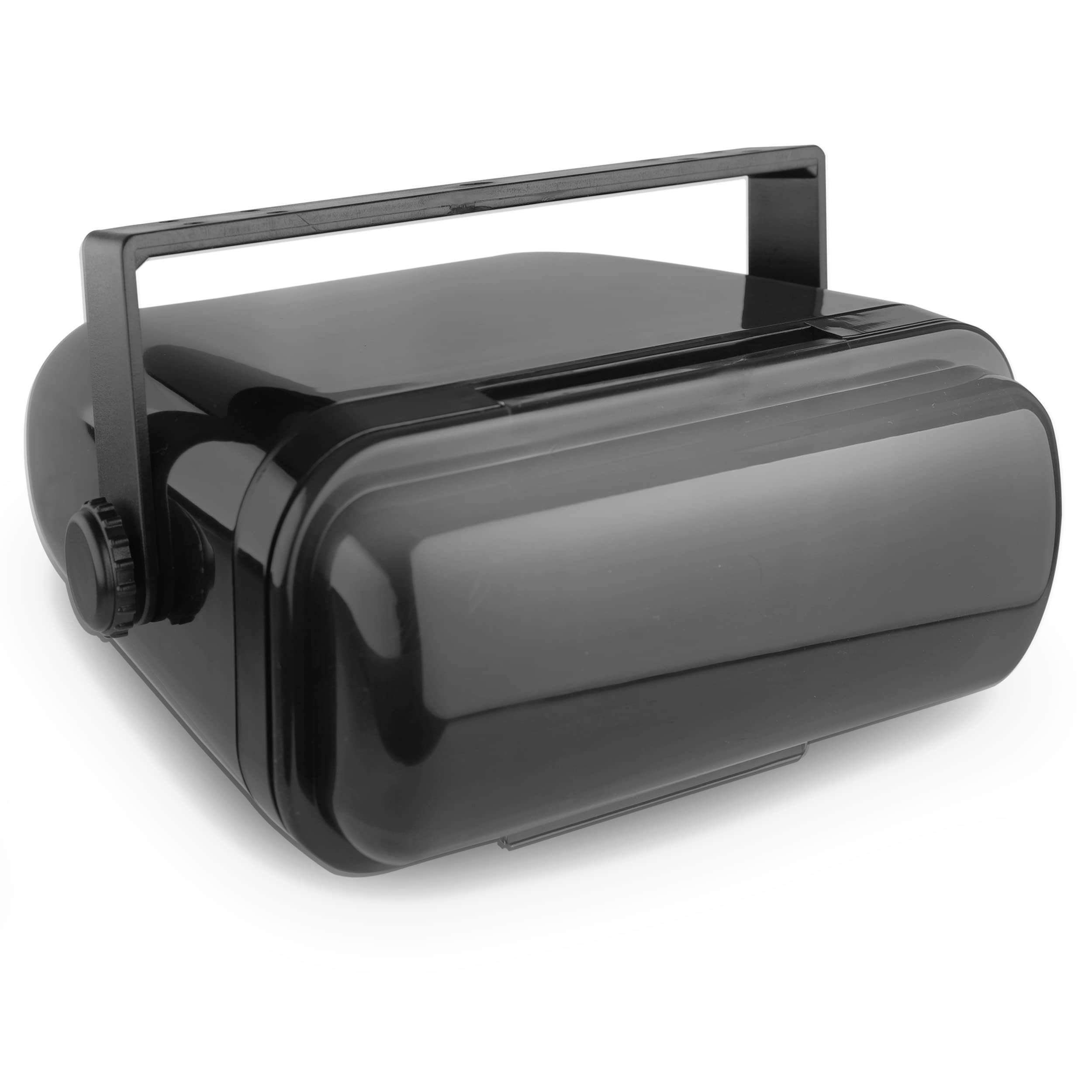 Pyle Durable Universal Marine Stereo Cover - Water Resistant Boat Radio Protector Shield with Flip-Up Door & Neoprene Gasket - C