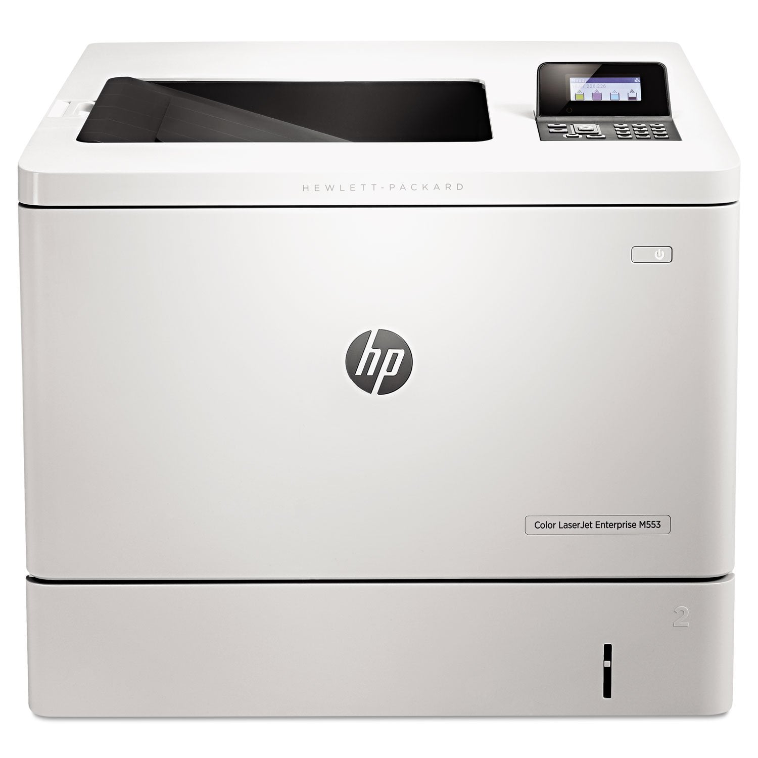 Hp Color Laserjet Enterprise M553Dn Duplex Printer (B5L25A), White, 18.9 X 18 X 15.7 Inches