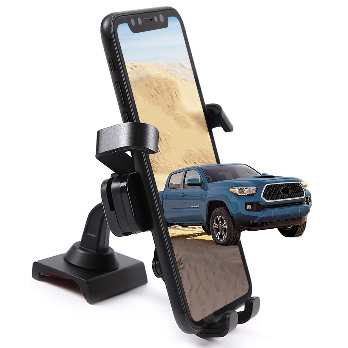 Cheayar Car Phone Holder,Car Phone Mount Tacoma, For All Mobile Phones,Phone Mount Dash Clip, Compatible With Tacoma 2015 2016 2