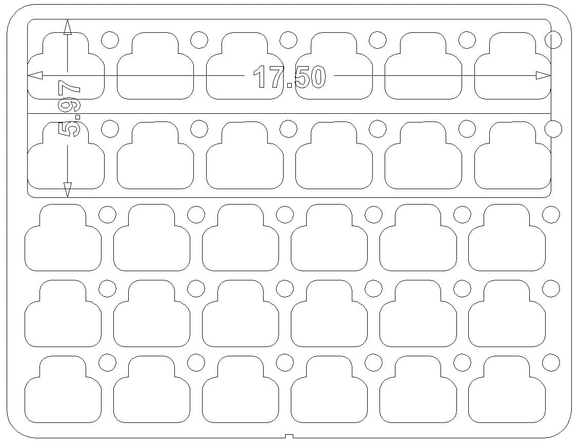 Case Club Case Fits 30 Motorola R2 / Cp200 / Xpr 3500E Two Way Radios In Pre Cut Heavy Duty Waterproof Case