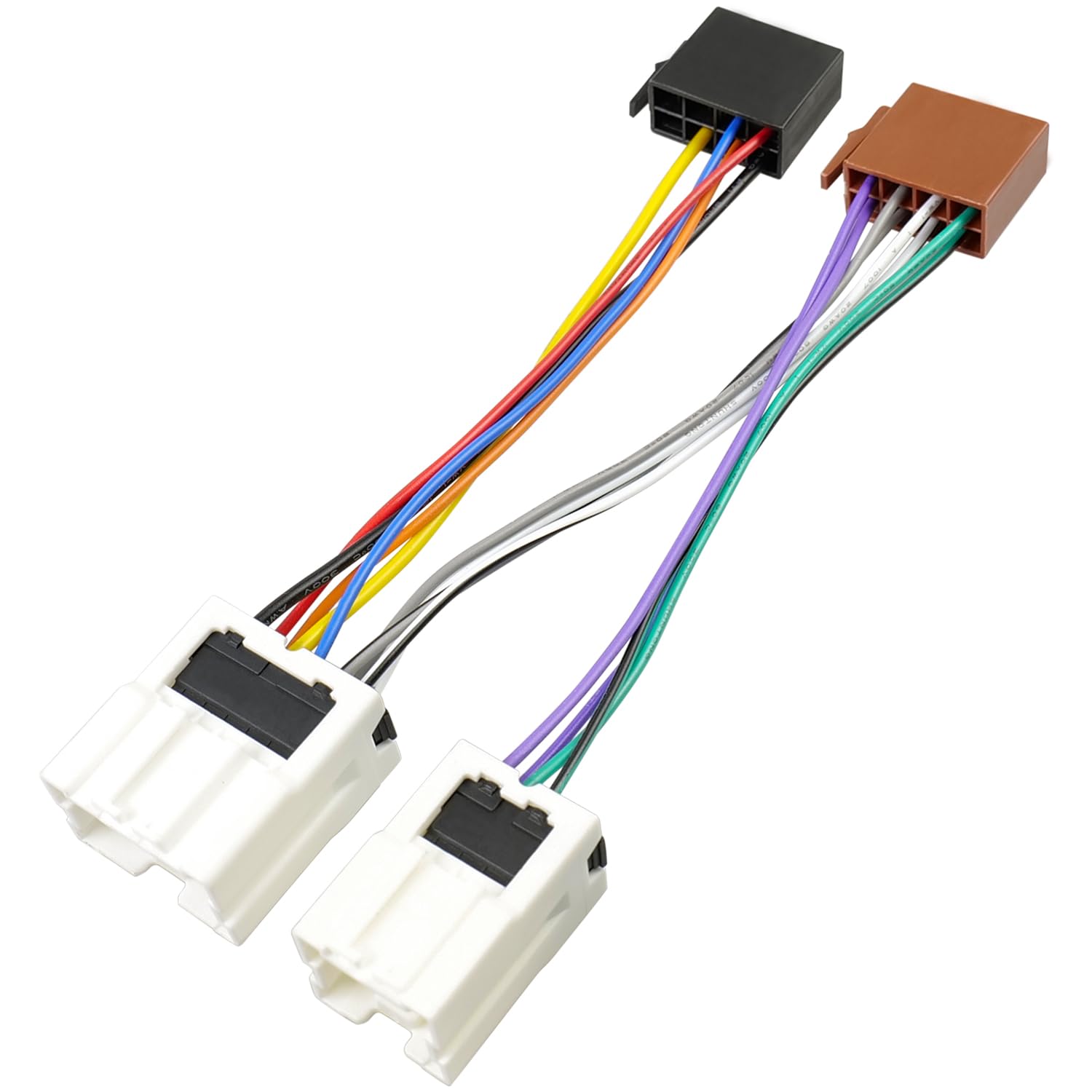 Jayubien ISO Radio Wiring Harness for Nissan Stereo Wire Adapter 1995-2008,Compatible with Infiniti Radio Connector 1990-2008,10