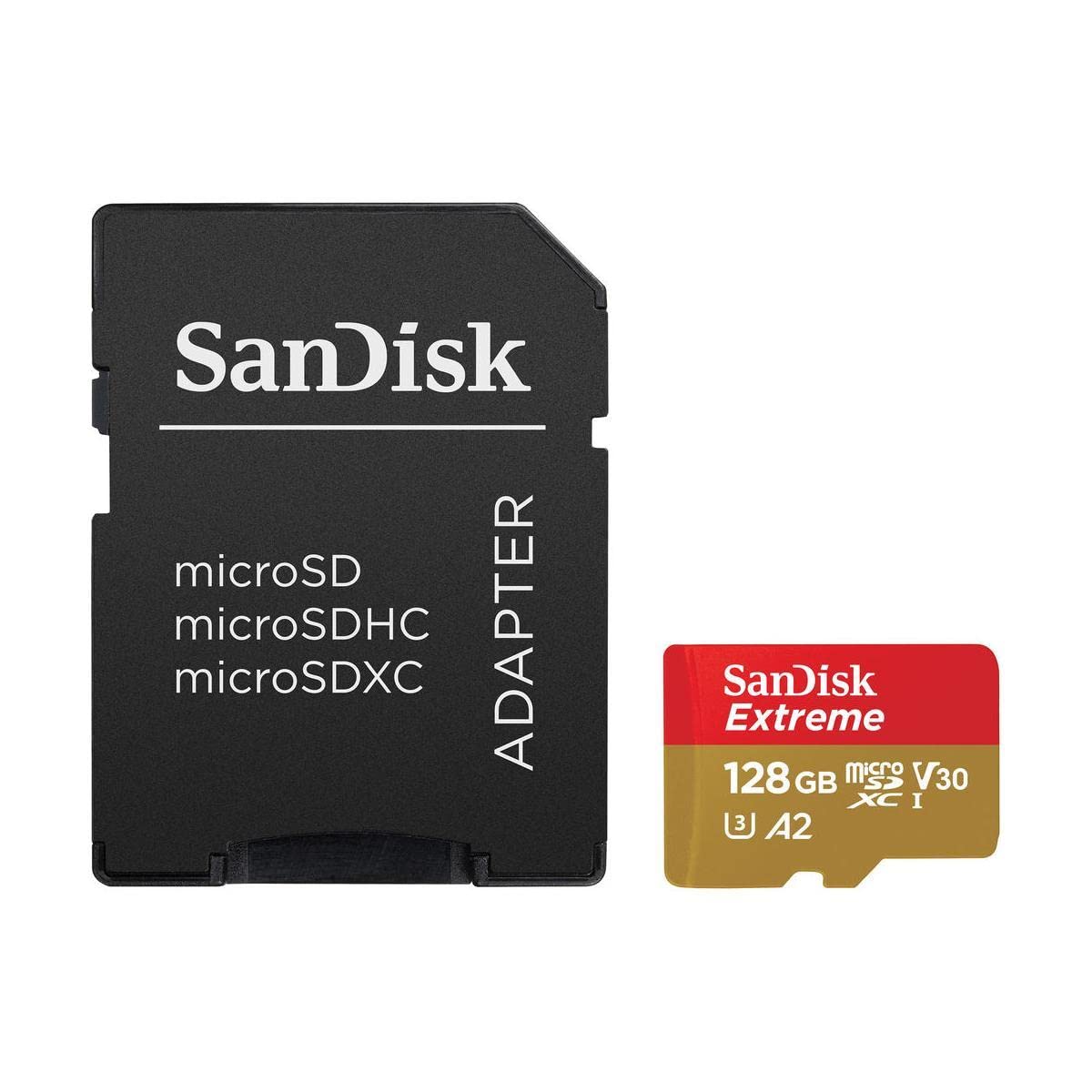 Sandisk Extreme 128 Gb Microsdxc, Sdsqxa1 128G An6Ma