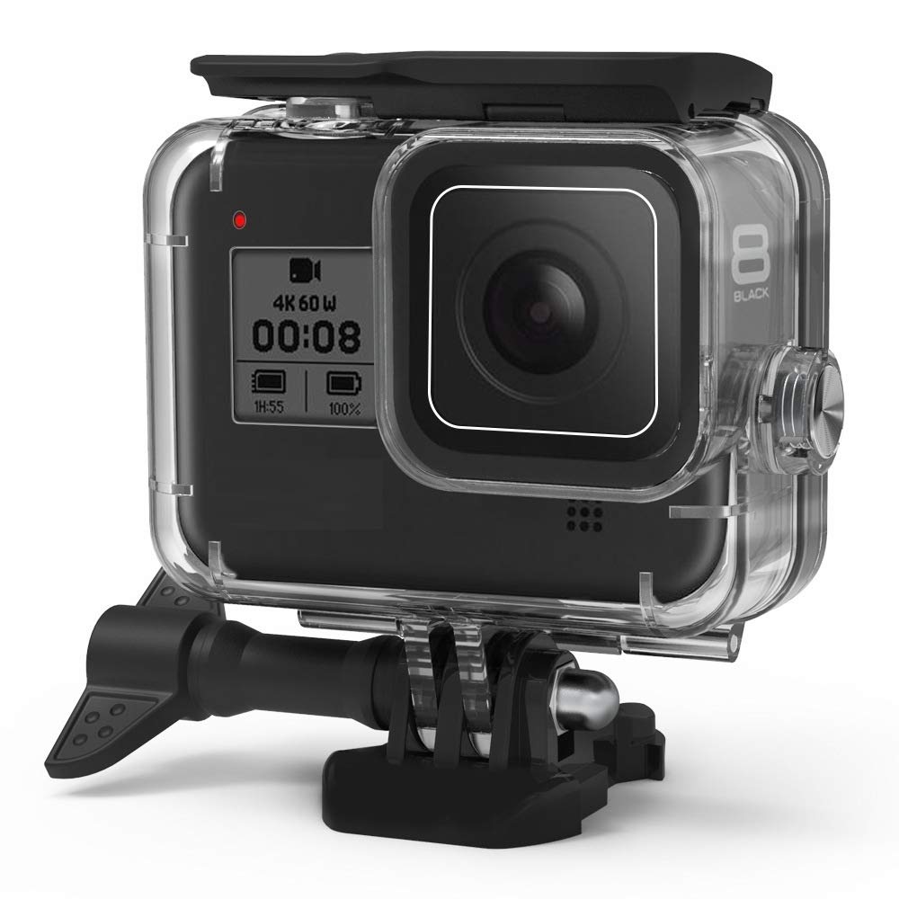For Gopro Hero 8 Black Accessories Waterproof Protection Housing Case Diving 60M Protective For Gopro Hero 8 Sports Camera, Ip68