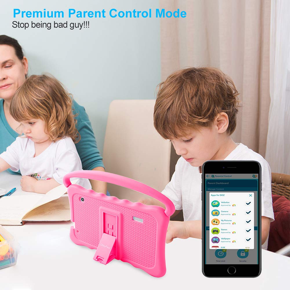 Kids Tablet 7 Inch Toddler Tablet For Kids Edition Tablet With Wifi Dual Camera Childrens Tablet For Toddlers 32Gb Android 10 Wi