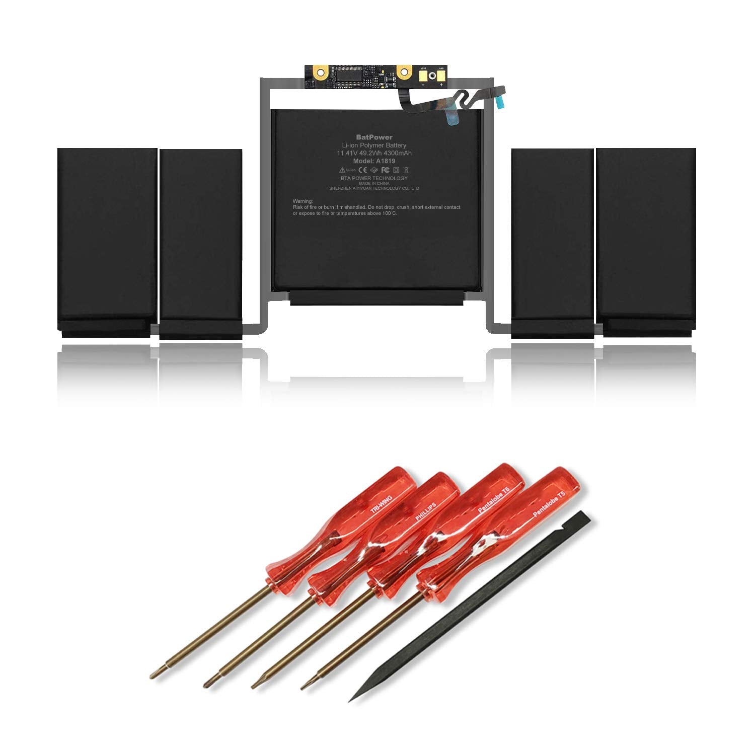 Batpower A1819 Replacement Laptop Battery For Apple Late 2016 Mid 2017 Macbook Pro 13 A1706 Emc 3071 Emc 3163 Battery Macbook Pr