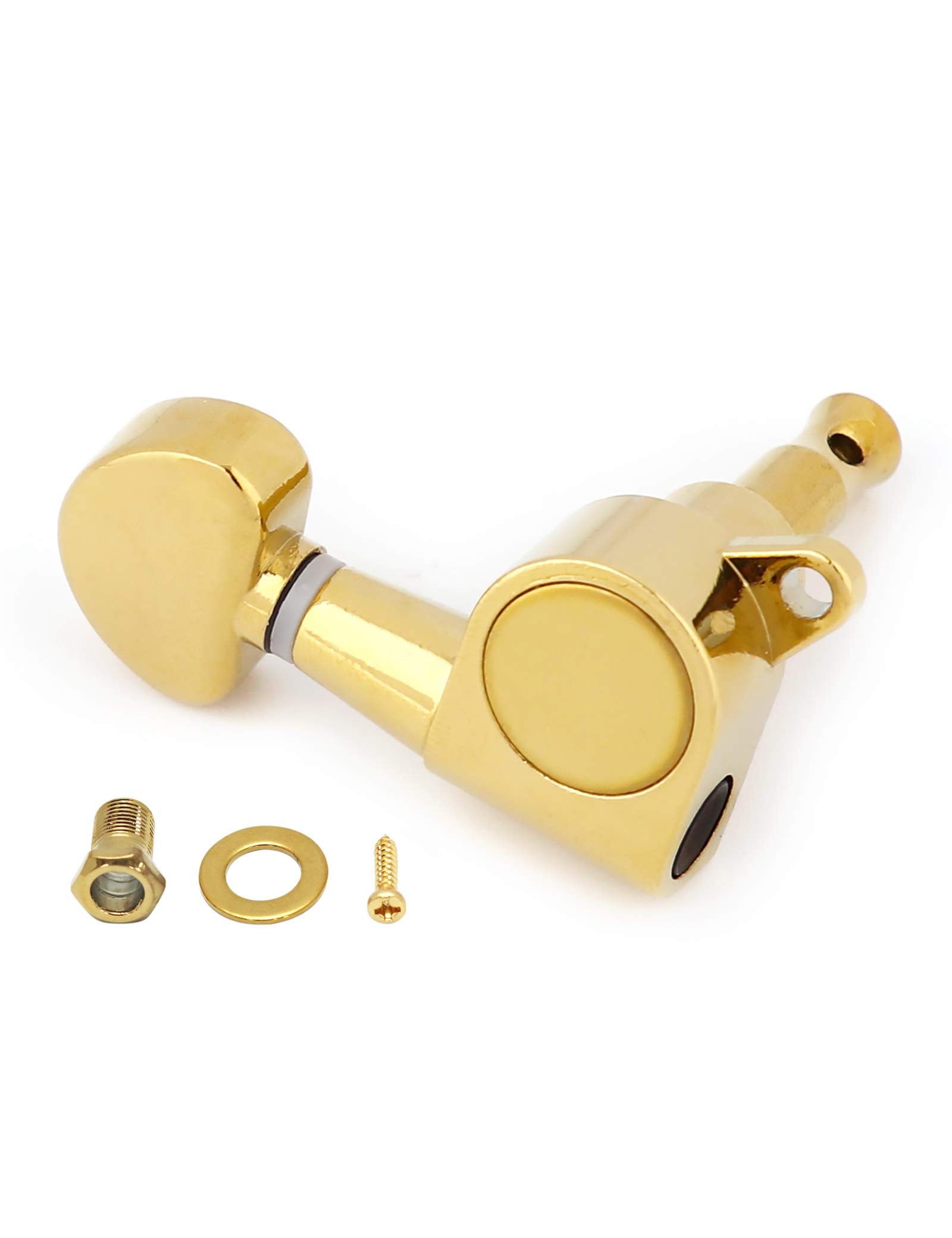 Holmer Sealed String Tuning Pegs Tuning Keys Machine Heads Tuners For Electric Guitar Or Acoustic Guitar 6 In Line For Right Han