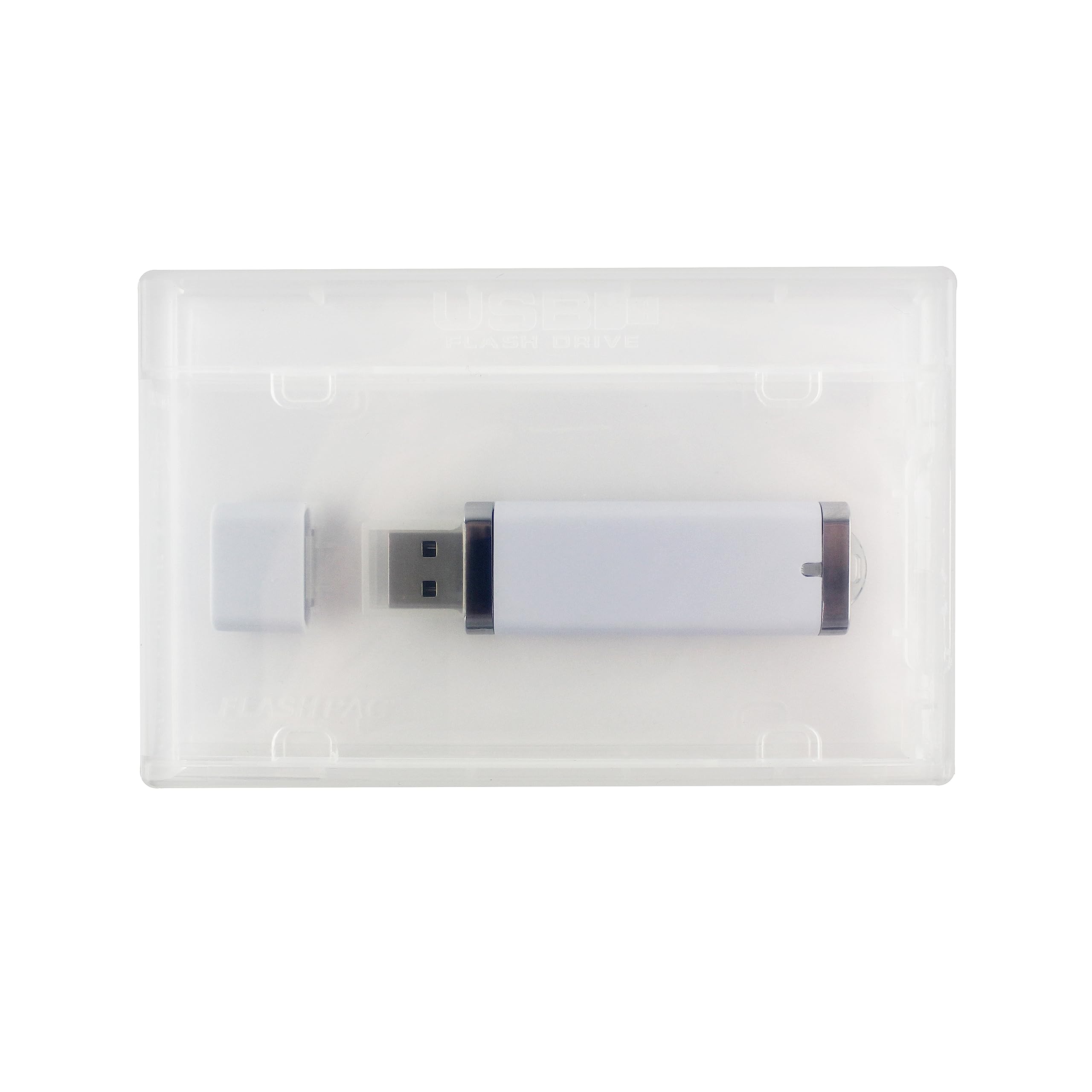Mini Flash Pac Usb Flash Drive Case Super Clear - 25 Pack