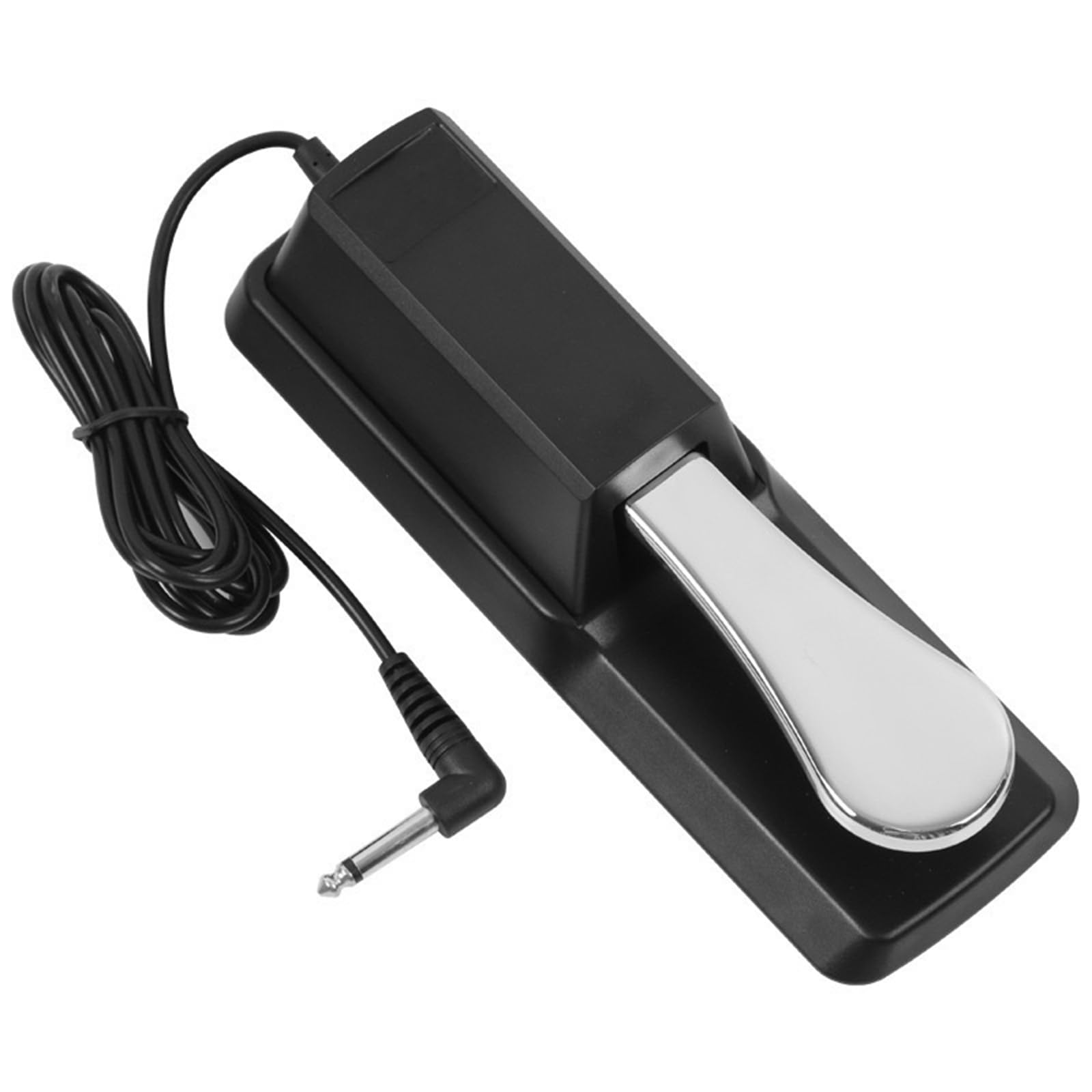 Lokfy Sustain Pedal, Universal Electronic Organ Keyboard Pedal With Polarity Switch 1/4 Input Plug, Suitable For Digital Elect