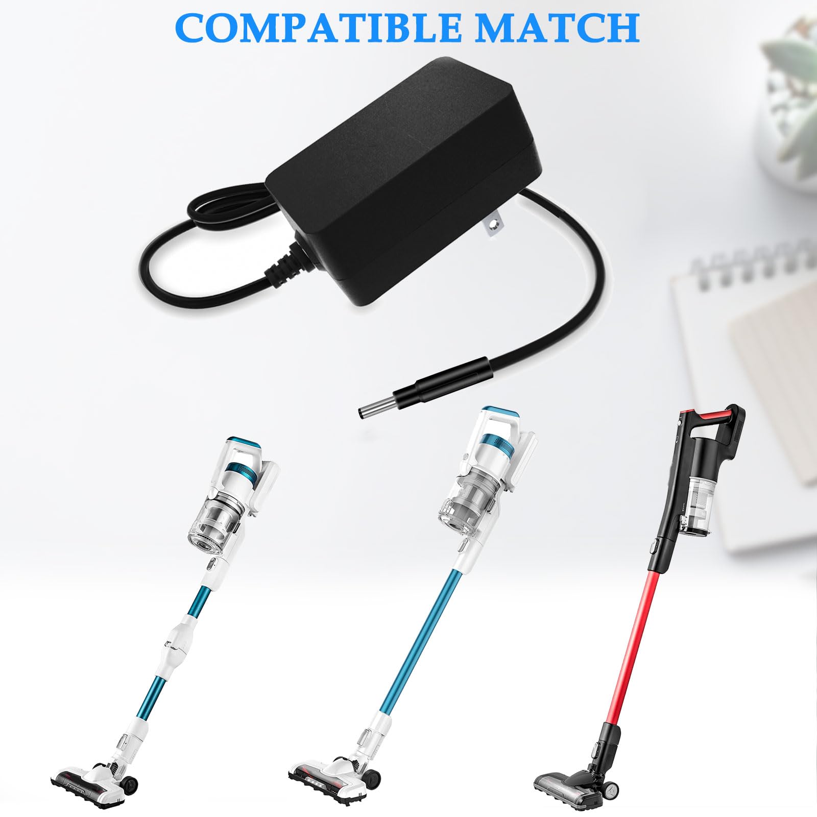 Multim Mc2805A Charger Power Supply Compatible With Eureka Rapidclean Pro Nec180 Nec182 Nec185 Nec186 And Stylus Lightweight Cor