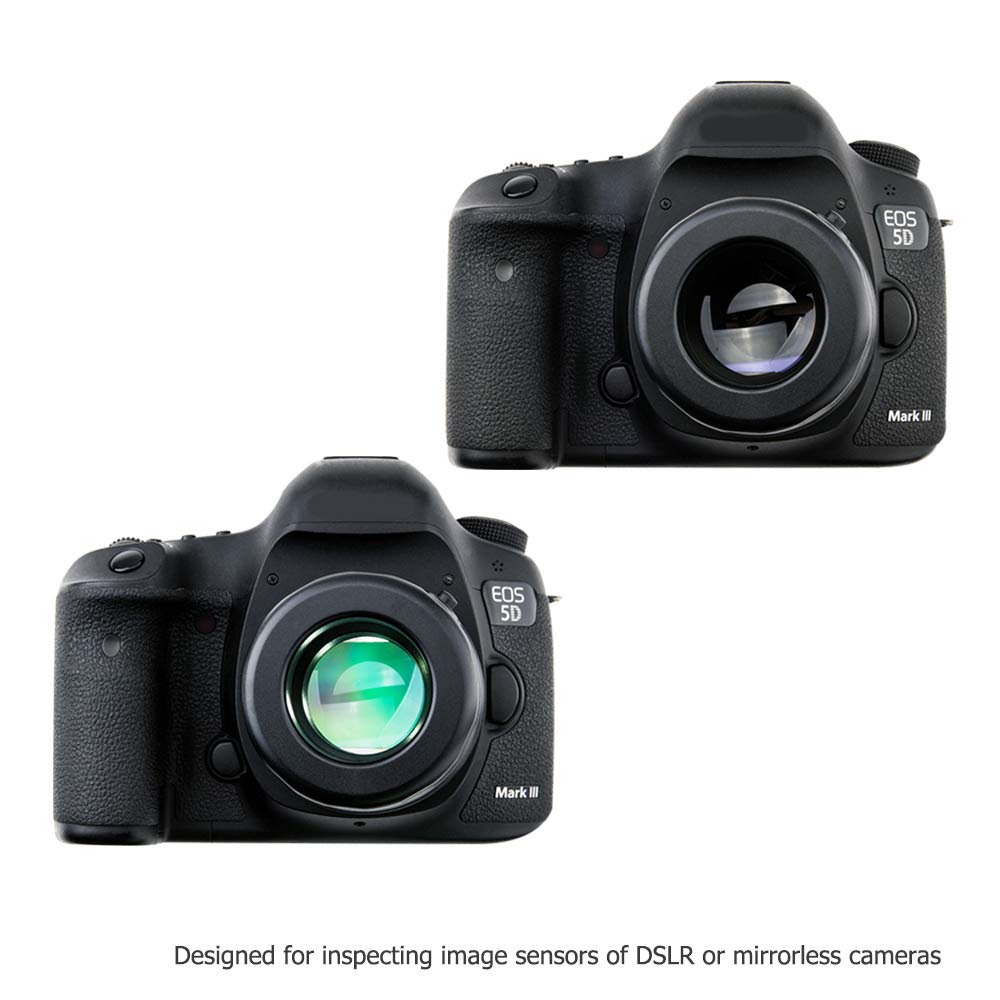Jjc 7X Camera Sensor Loupe Magnifier Ccd Cmos Sensor Inspection Device Cleaning Tool For Canon Nikon Sony Fujifilm Panasonic Oly