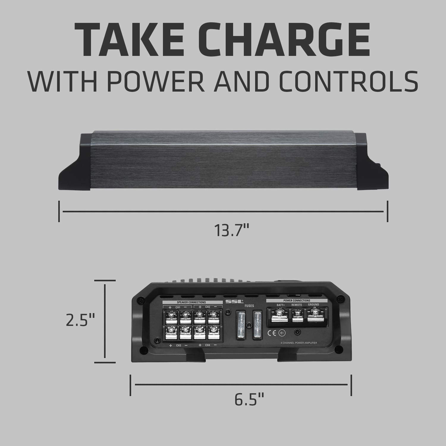 Soundstorm Charge Mini Amplifier 1600 Watt 4 Channel