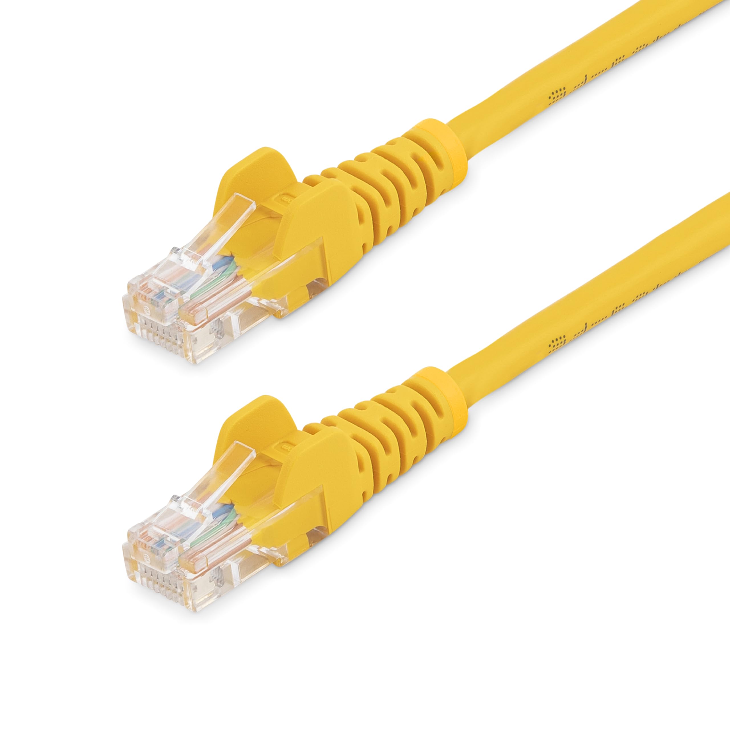 Startech.Com Cat5E Ethernet Cable   25 Ft   Yellow  Patch Cable   Snagless Cat5E Cable   Long Network Cable   Ethernet Cord   Ca