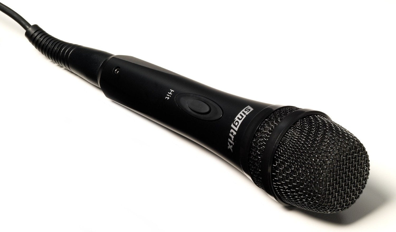 Singtrix Professional Karaoke Machine Microphone With Hit Button To Activate Effects And Voice Enhancements (Sgtxmic1), Black