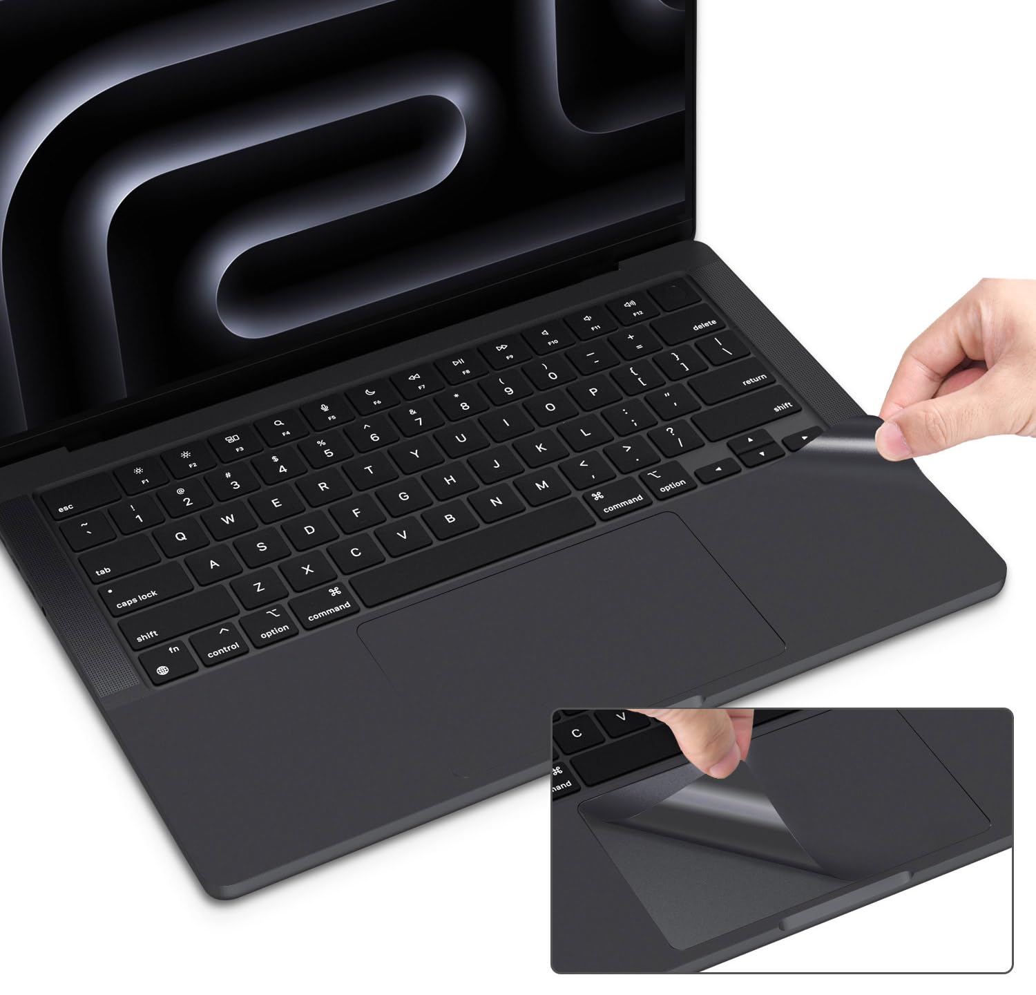 Palm Rest Cover Skin With Trackpad Protector Compatible With 2023 Macbook Pro 14 Inch M3 Pro Max Chip A2992 A2918,Macbook Pro 14