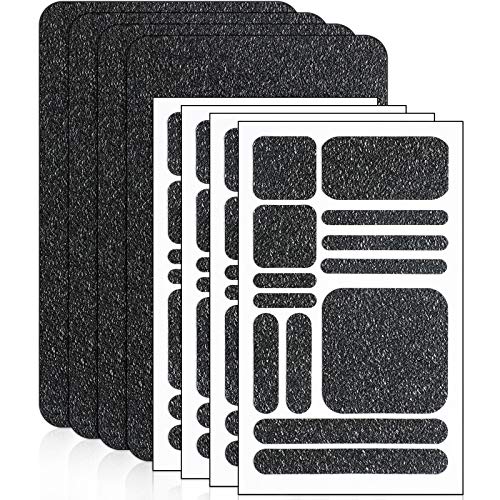 Zonon 8 Pieces Cell Phone Grip Tapes Stickers Anti-Slip Grip Rubberized Decal Adhesive Traction Hold Decal Adhesives Anti-Slip T