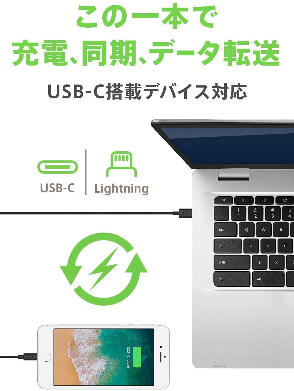 Belkin Usb C To Lightning Cable (4Ft Fast Charging Iphone Usb C Cable For Iphone 11, 11 Pro, 11 Pro Max, Xs, Xs Max, Xr, X, Macb