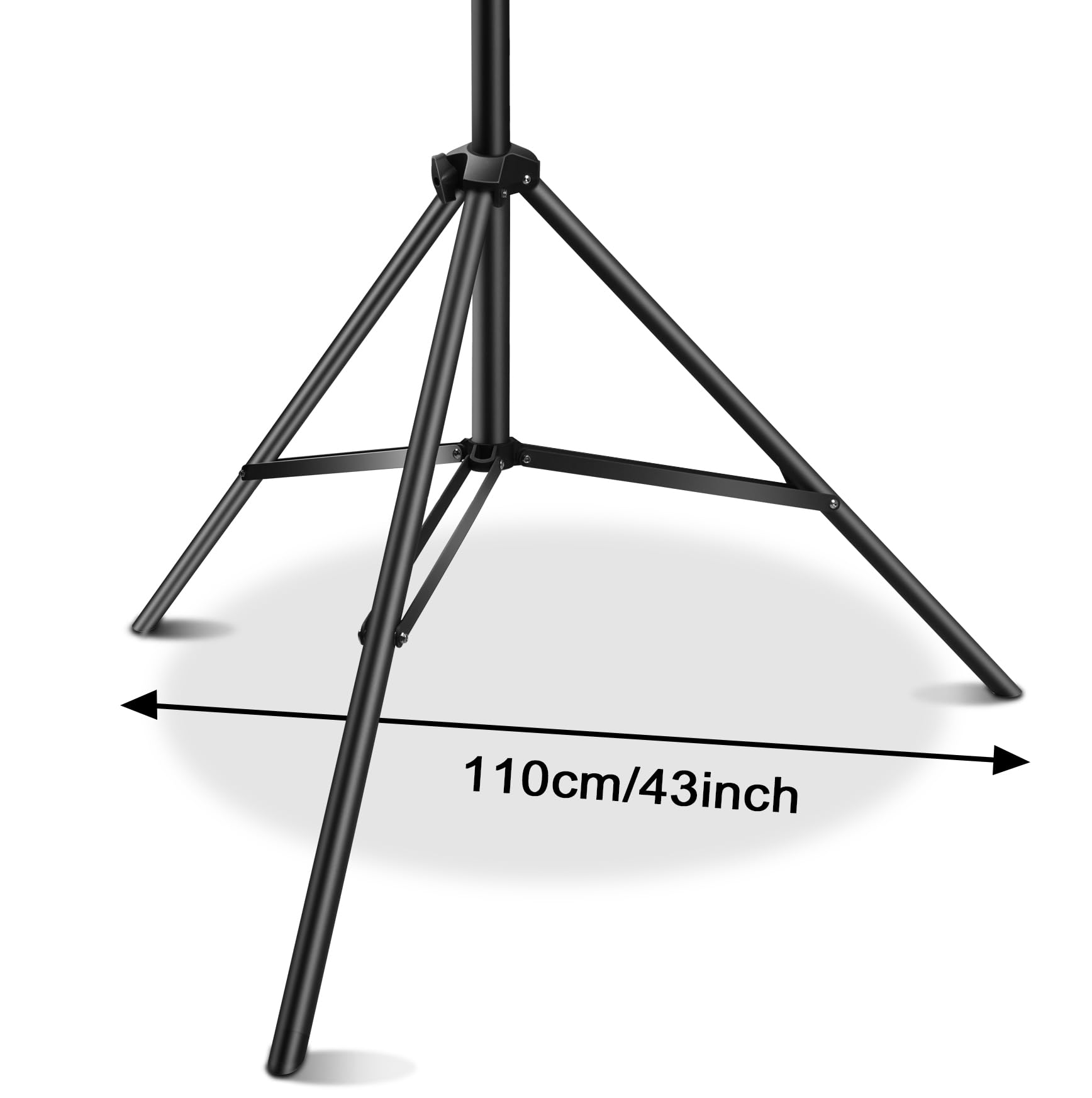 Jyjzpb Photography Light Stand 110/9.5Ft/280Cm, Heavy Duty Light Stand With 1/4 Screw For Softbox, Strobe, Led Video Light, Ri