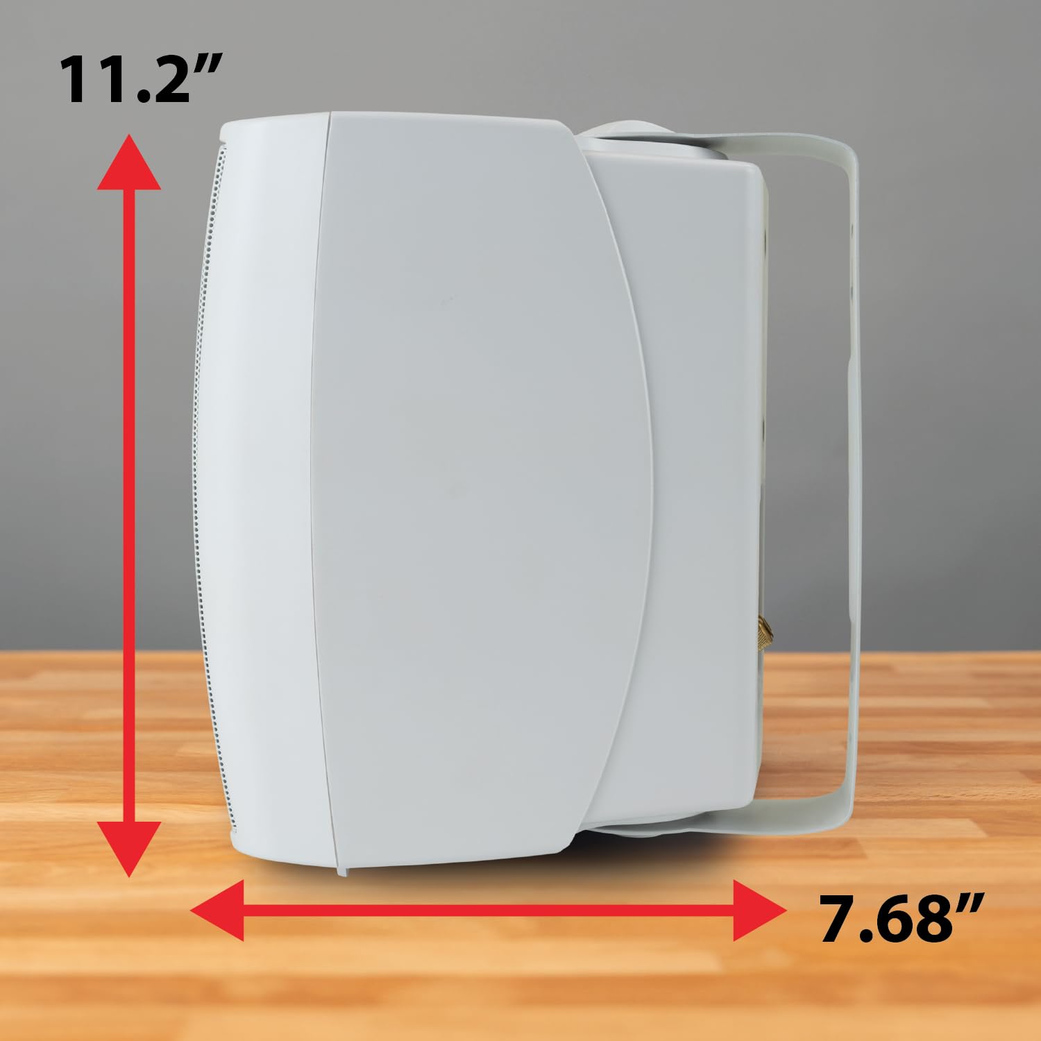 Dual Electronics Lu63Pw 6.5'' 3 Way High Performance Outdoor Indoor Speakers | Effortless Set Up | Home, Pool, Patio, Garage Use