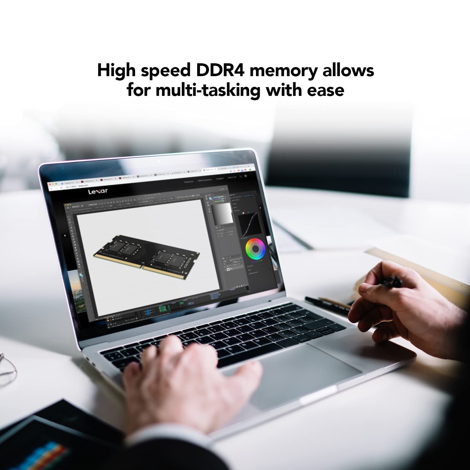 Lexar 8Gb Single Ddr4 Sodimm Ram 3200Mt/S Cl22 260 Pin Laptop Memory, Black (Ld4As008G B3200Gsst)