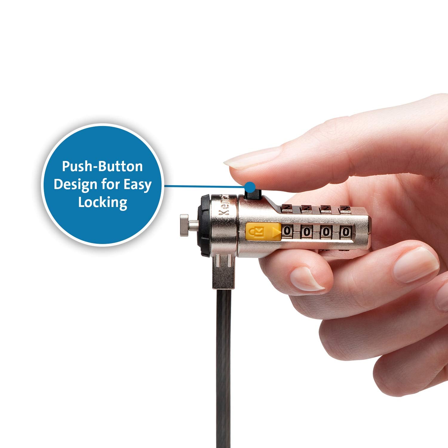 Kensington K65011Ww Serialized Combination Laptop Lock - 25 Pack