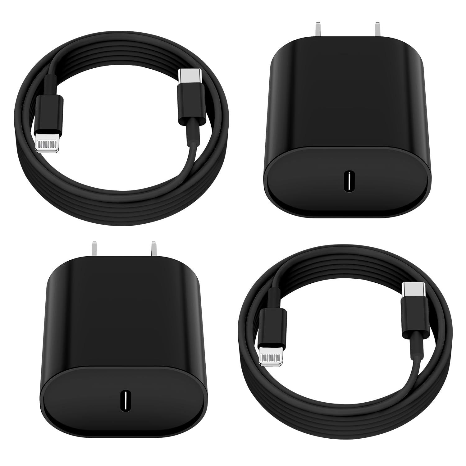 Fast Charger For I Phone 14 13 12 Charge Fast Charging, 2Pack 6Ft Usb C To L Cable With 20W Usb C For I Phone Charger Block, Com