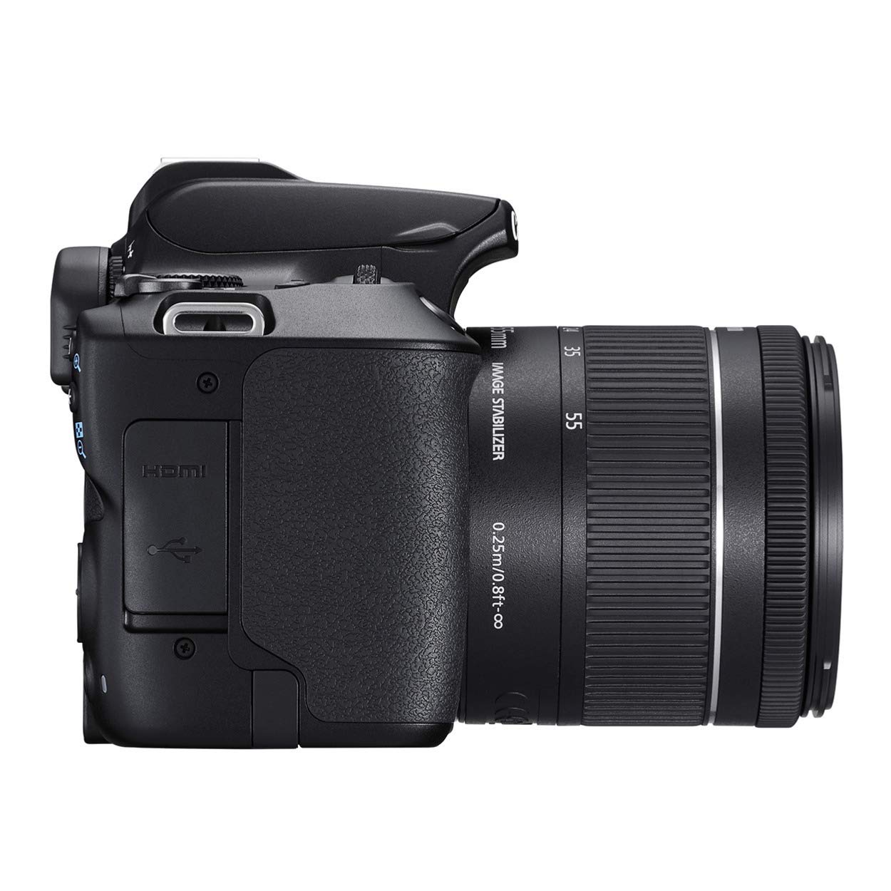 CANON EOS Rebel SL3 DSLR Camera, Built in Wi Fi, Dual Pixel CMOS AF and 3.0 inch Vari Angle Touch Screen, Body, Black