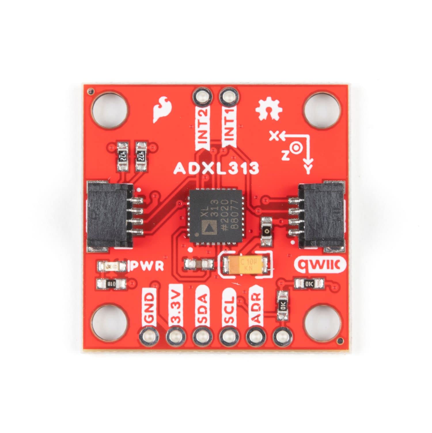 Sparkfun Triple Axis Digital Accelerometer Breakout   Adxl313 (Qwiic)   Low Cost Low Power Up To 13 Bit Resolution 3 Axis Accele
