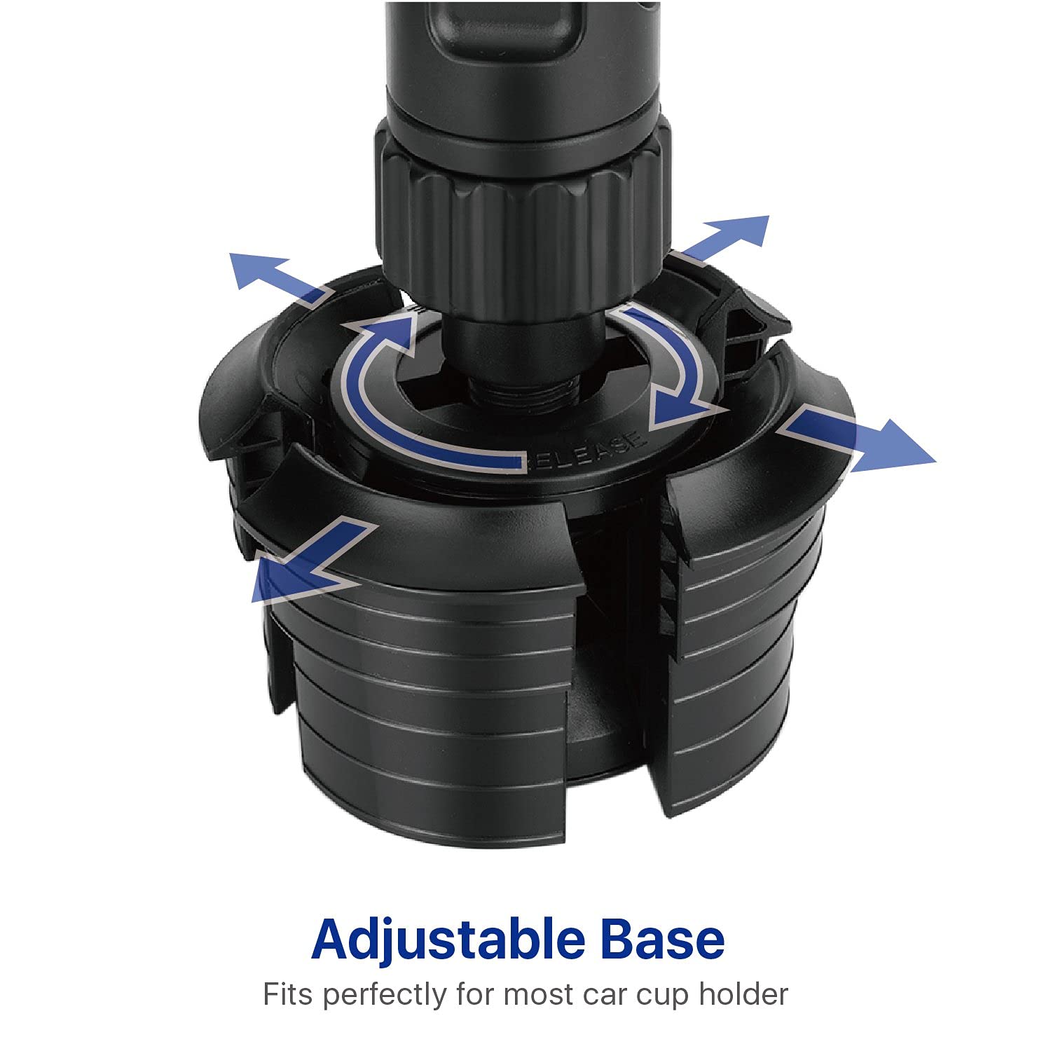 Chargercity Height Adjustable Car Cup Holder Mount For Garmin Drive Drivesmart 51 52 53 54 55 56 57 58 60 60Lm 60Lmt 61 61Lm 61L