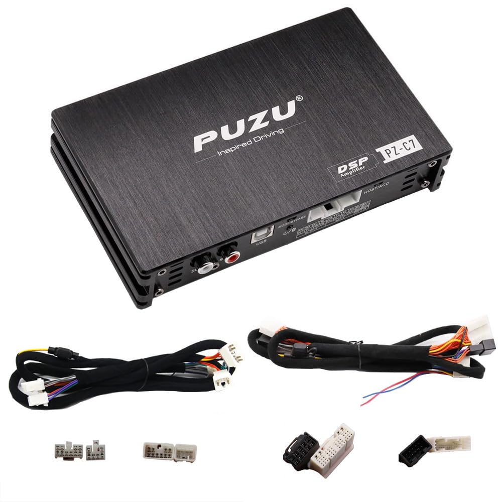 PZ-C7 DSP Car Audio Digital Signal Processor Suitable for 2005-2025 Toyota Wiring Harness Plug & Play Installation Car Radio Sou