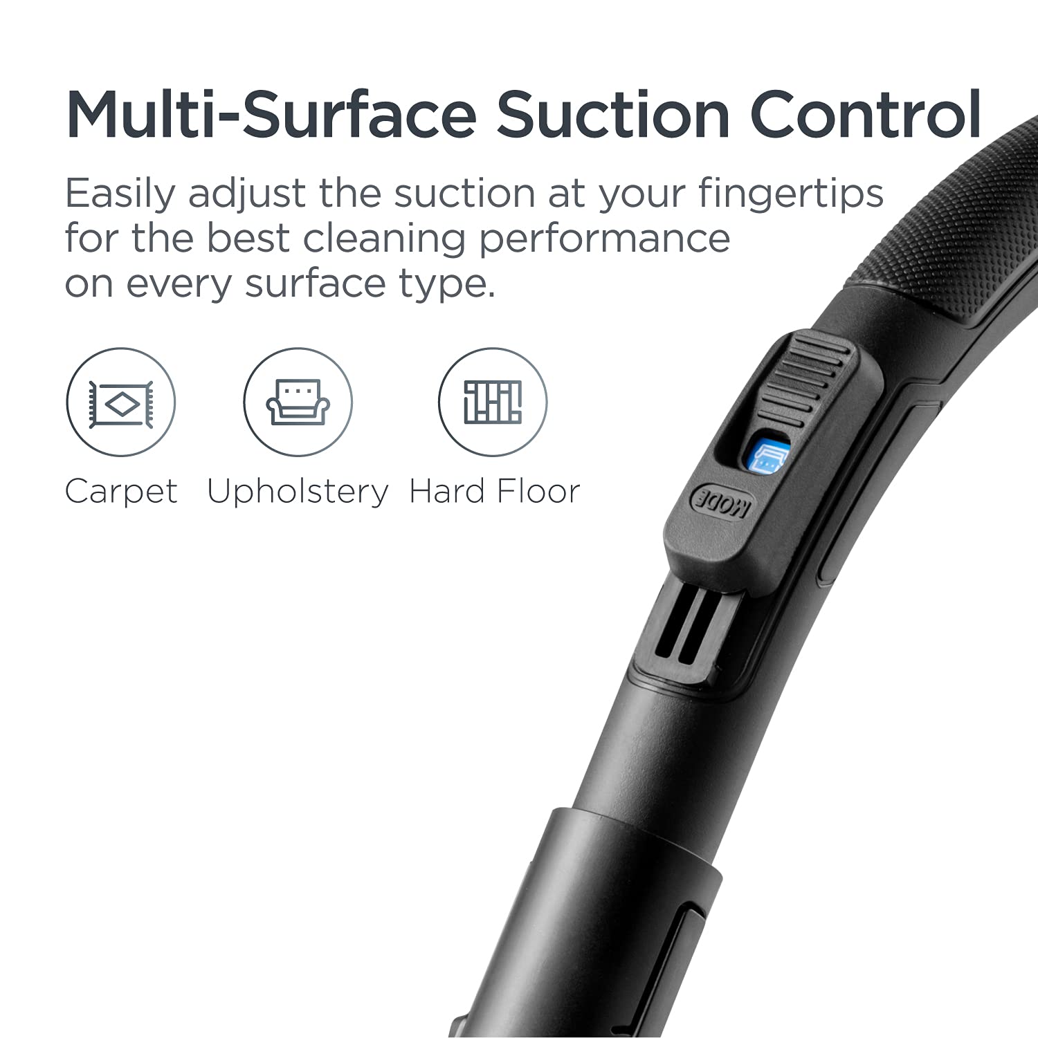 Eureka Bagless Canister Vacuum Cleaner, Lightweight Vac For Carpets And Hard Floors, Red