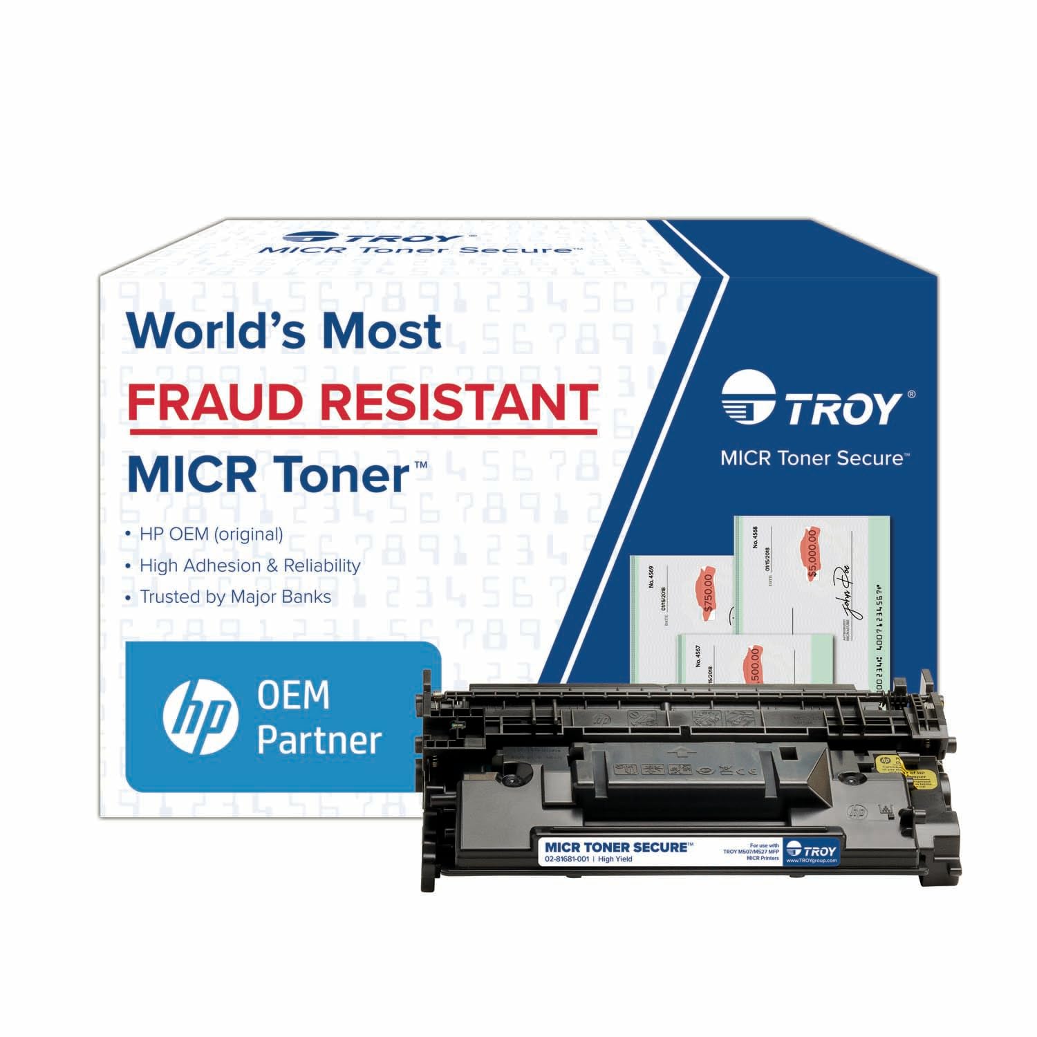 Troy 0281681001 289X High Yield Micr Toner Secure, Alternative For Hp Cf289X, Black