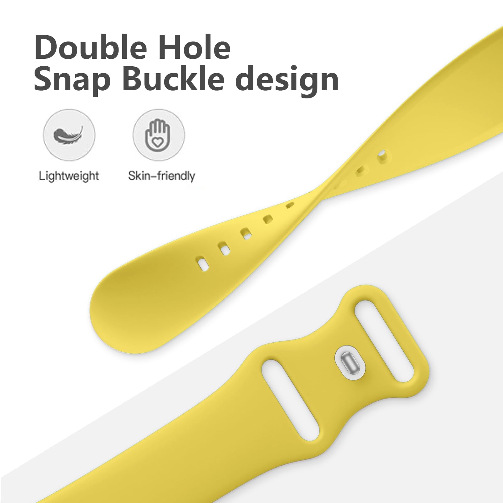 Imivio Sport Band Compatible With Apple Watch Sport Band 38Mm 40Mm 41Mm 42Mm 44Mm 45Mm 49Mm For Women Men, Soft Silicone Waterpr