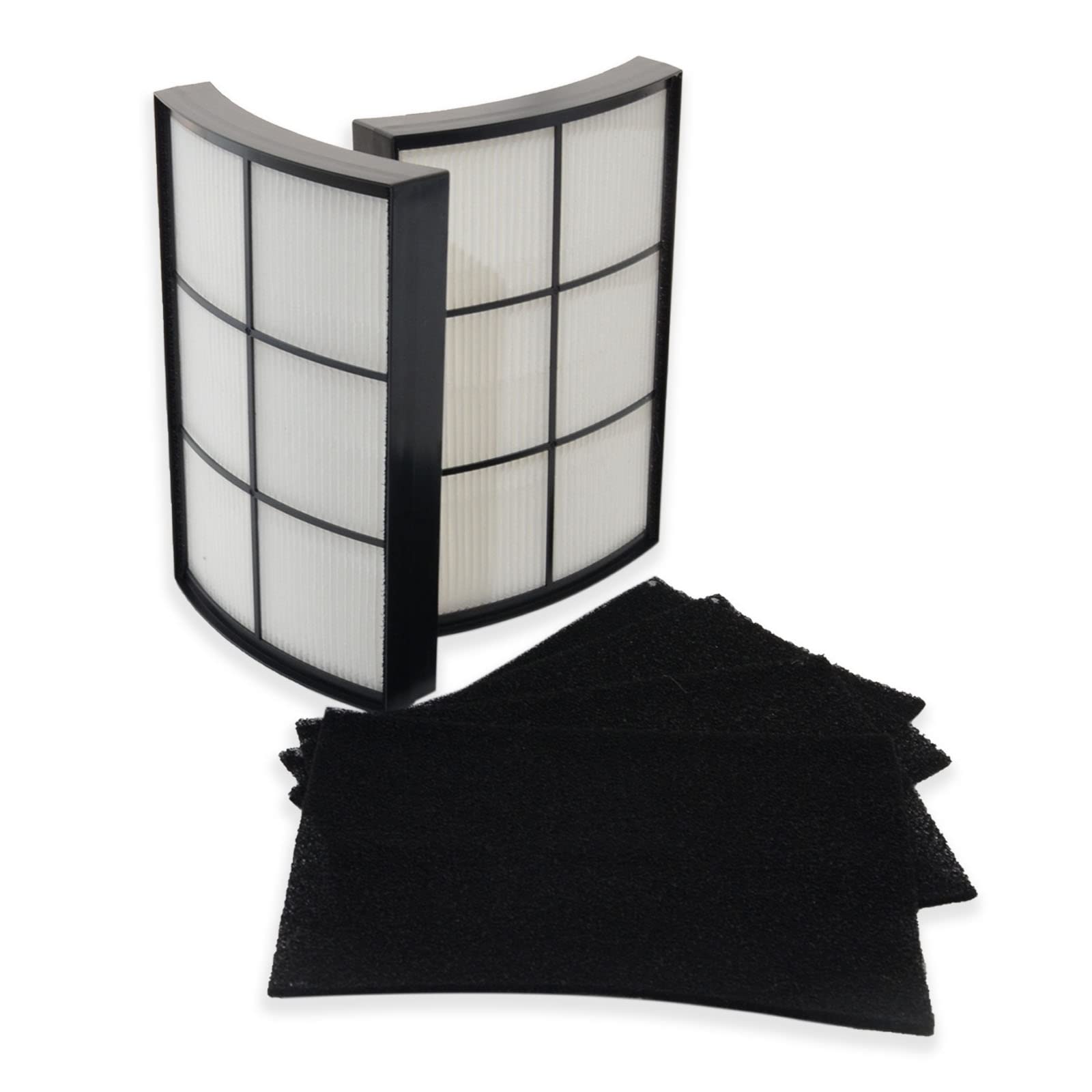 Pureburg True Hepa Filter Kit Compatible With Purezone Breeze Tabletop Air Purifier (Pecompap), Pecomfil,H13 Replacement High Ef