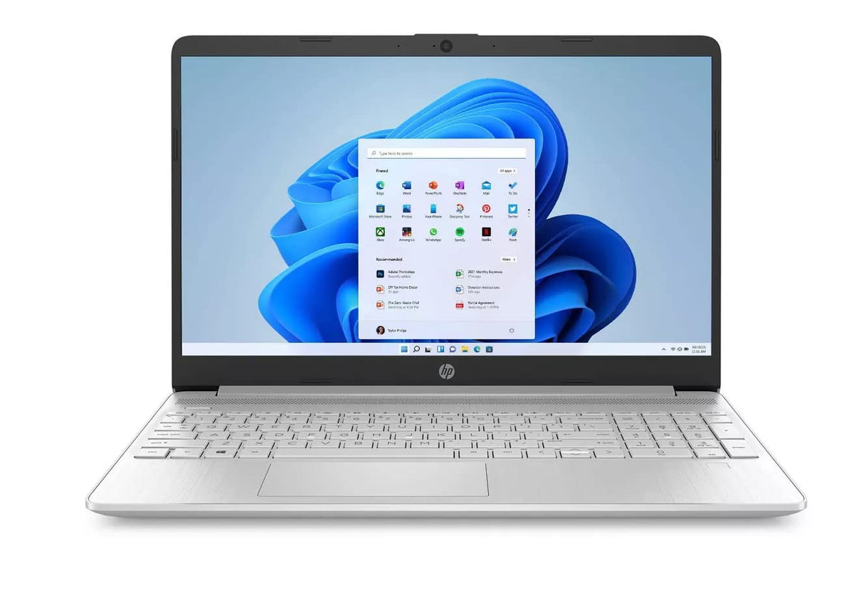 HP 15.6' Laptop with Windows Home in S Mode   Intel Core i3 11th Gen Processor   8GB RAM Memory   256GB SSD Storage   Silver (15 dy2035)