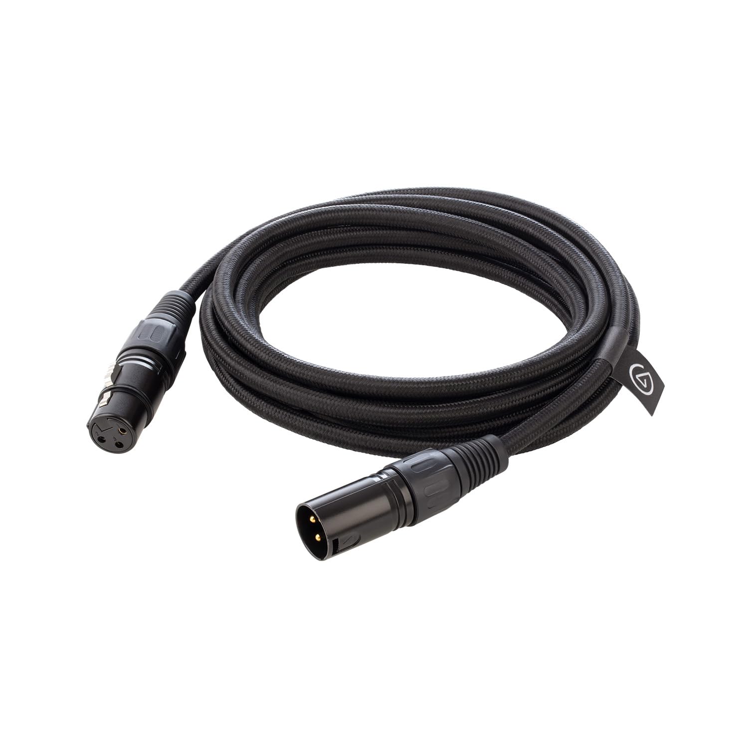 Elgato XLR Cable - Shielded Microphone Cable for Studio Recording and Live Production, Gold-Plated Pins, Male to Female, for Mic